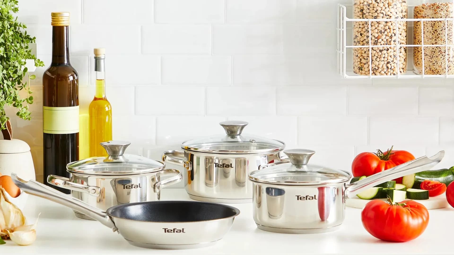 Кастрюля с крышкой Tefal Minis 1л (Silver) (H8743155)