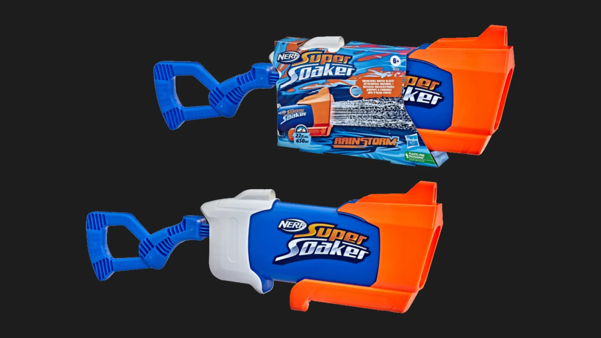 Водяной бластер Nerf Super Soaker Рэйншторм (F3890)