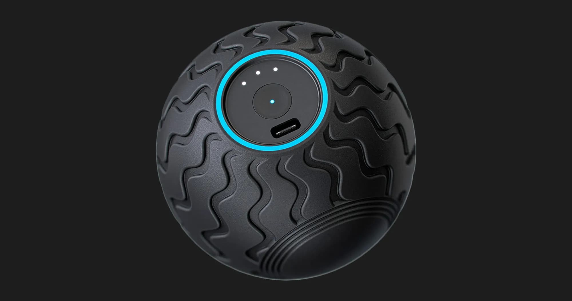 Вибрирующий массажный мяч Theragun Wave Solo (Black)