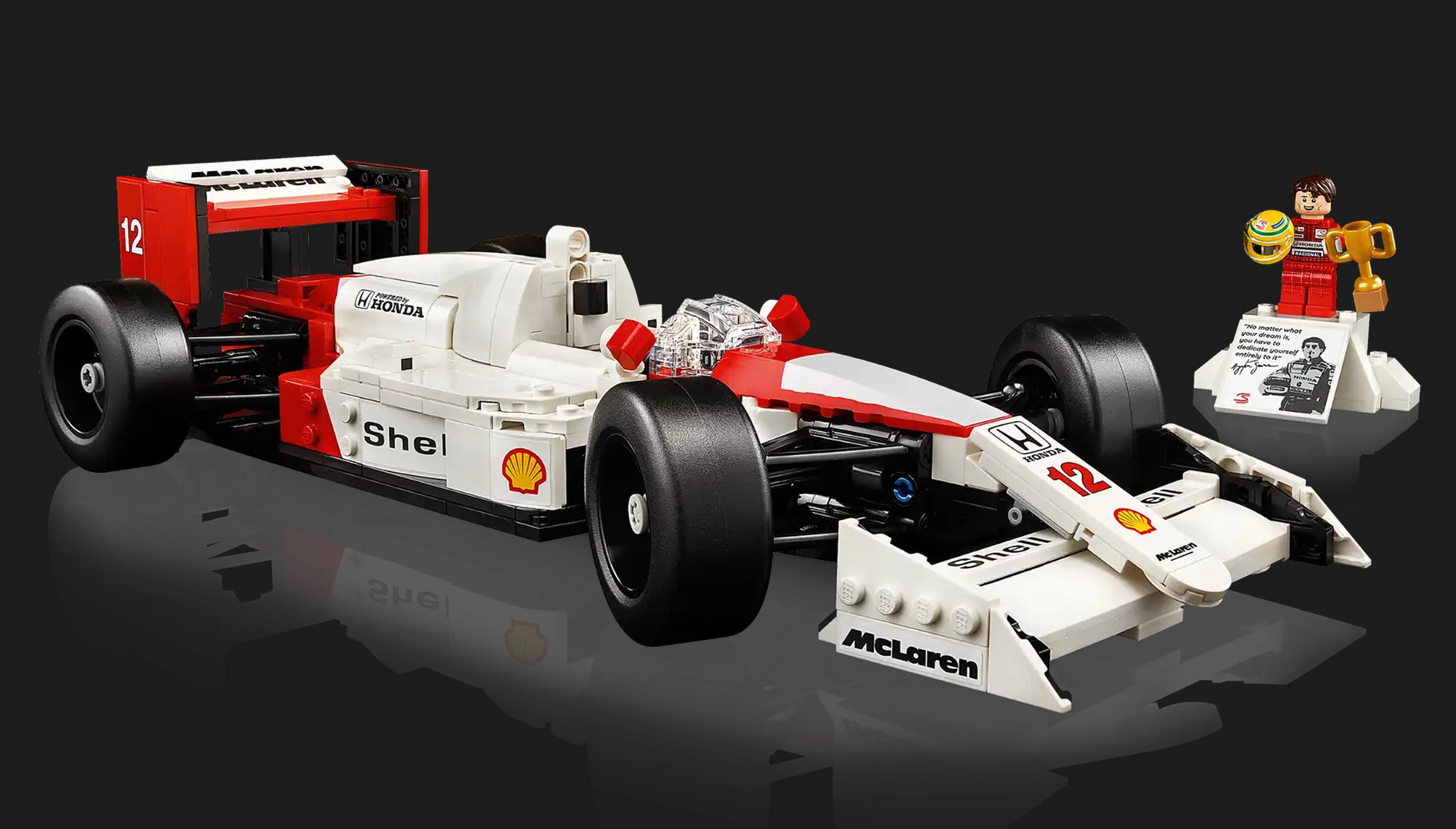 Конструктор LEGO Icons McLaren MP4/4 и Айртон Сенна (10330)