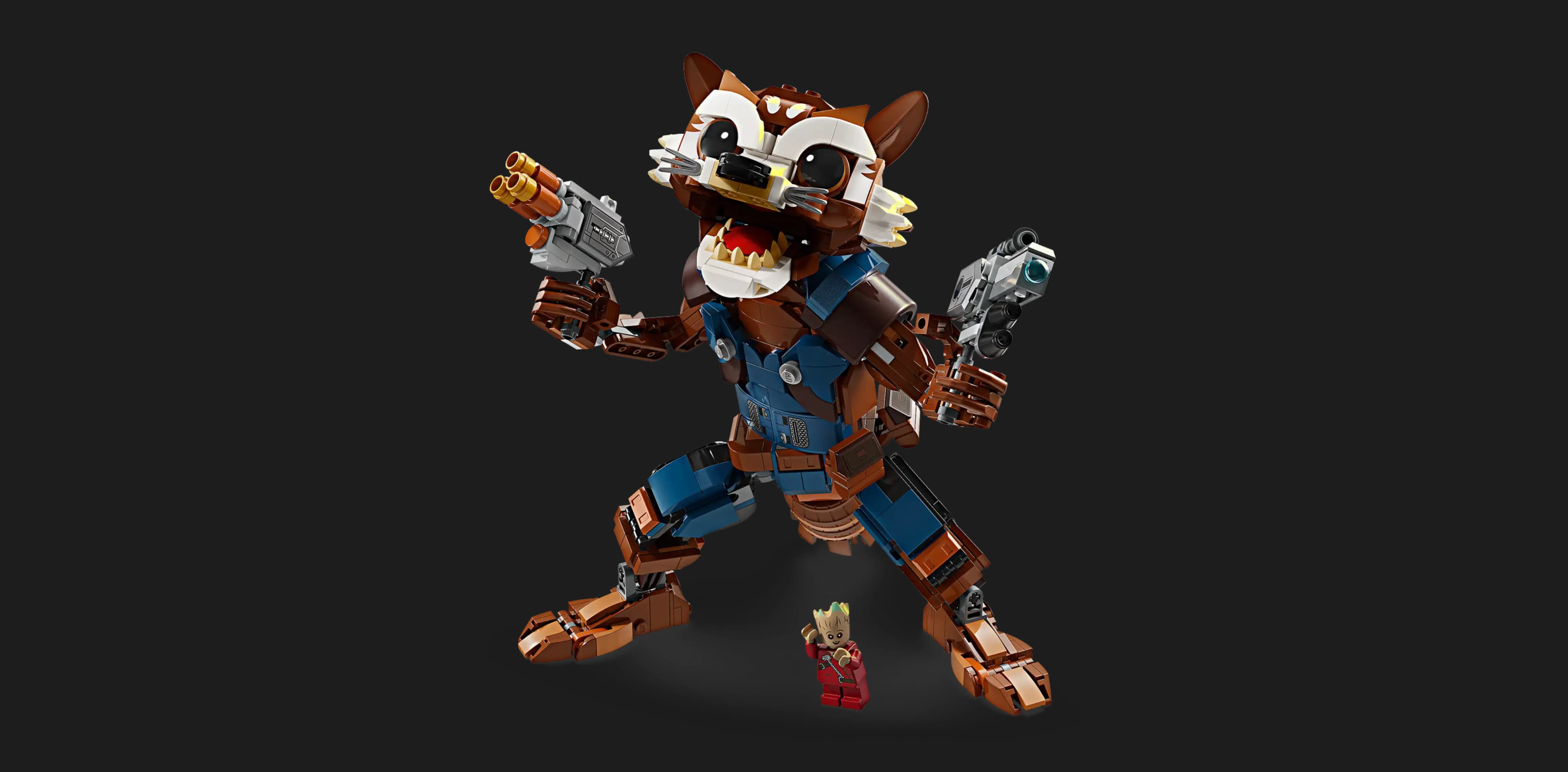 Конструктор LEGO Marvel Ракета и малыш Грут (76282)