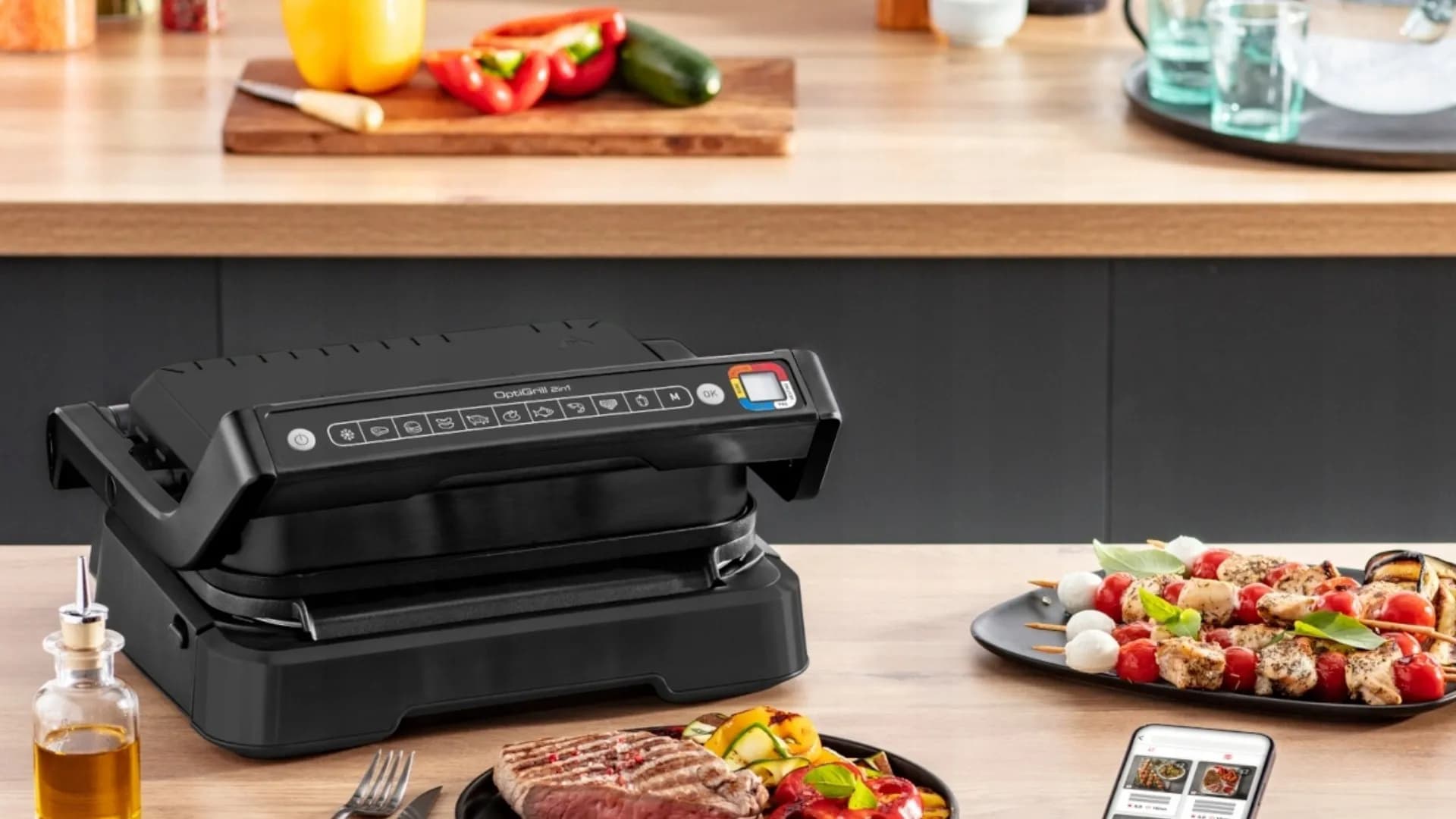 Гриль Tefal OptiGrill 2in1 GC772810