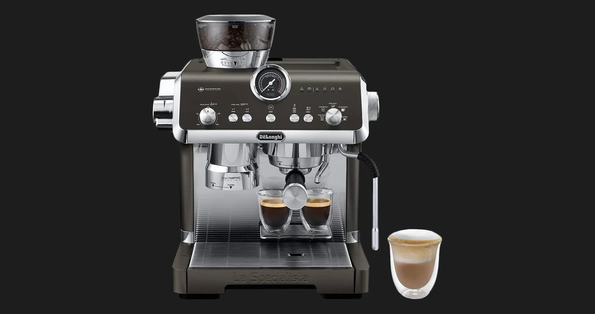 Рожковая кофеварка DeLonghi EC 9555 BK (Black)