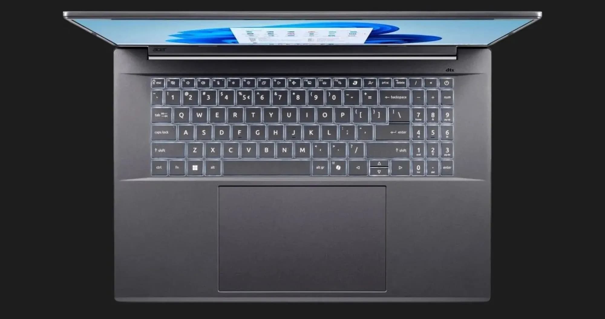Ноутбук Acer Aspire 18 AI A18-I71M 18" (Intel Core Ultra 7/16GB/512GB/Intel Graphics) (NX.JZEEU.004) (UA)