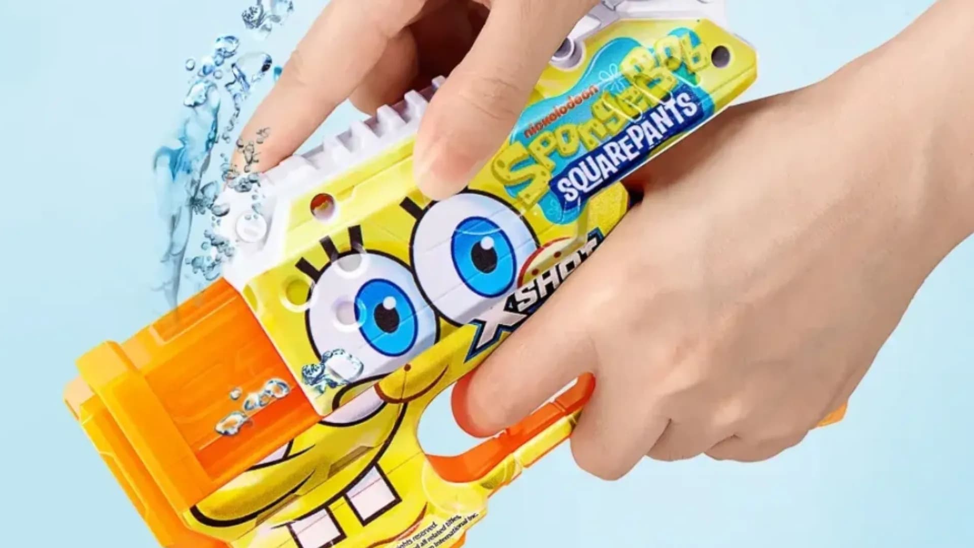 Водяной бластер X-Shot Fast Fill Spongebob (Pink) (118199B)