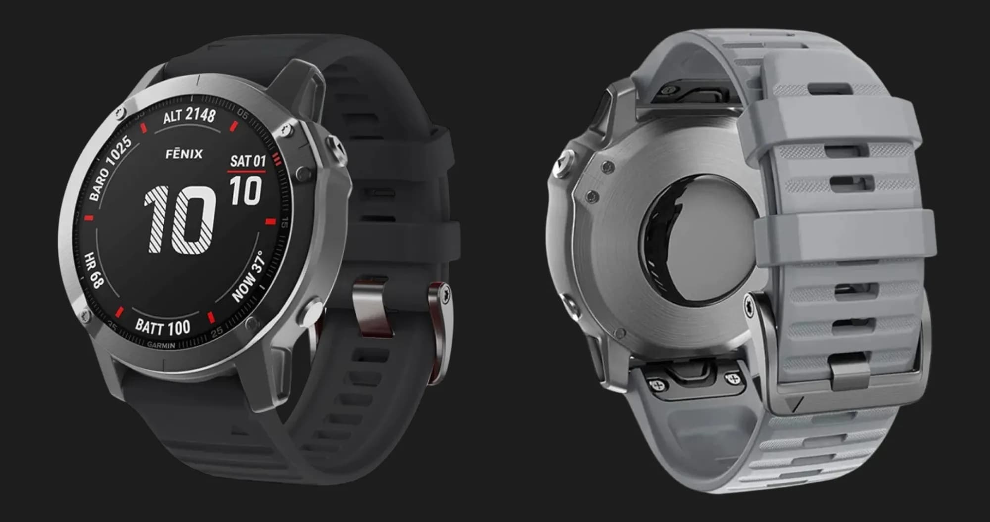 Ремешок Silicone Fit для Garmin Fenix 26mm (Black)