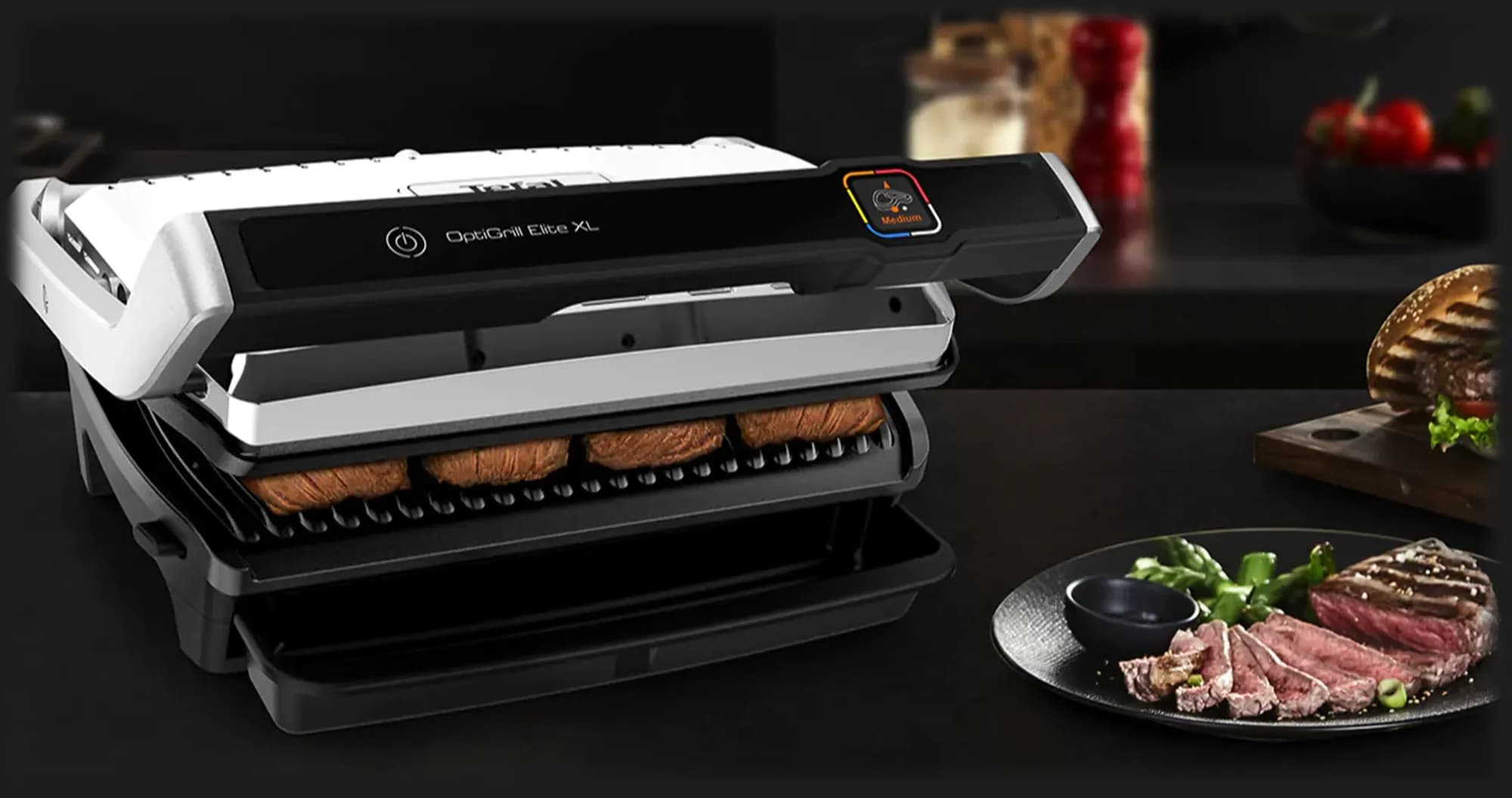 Гриль Tefal OptiGrill ELITE XL GC760D30