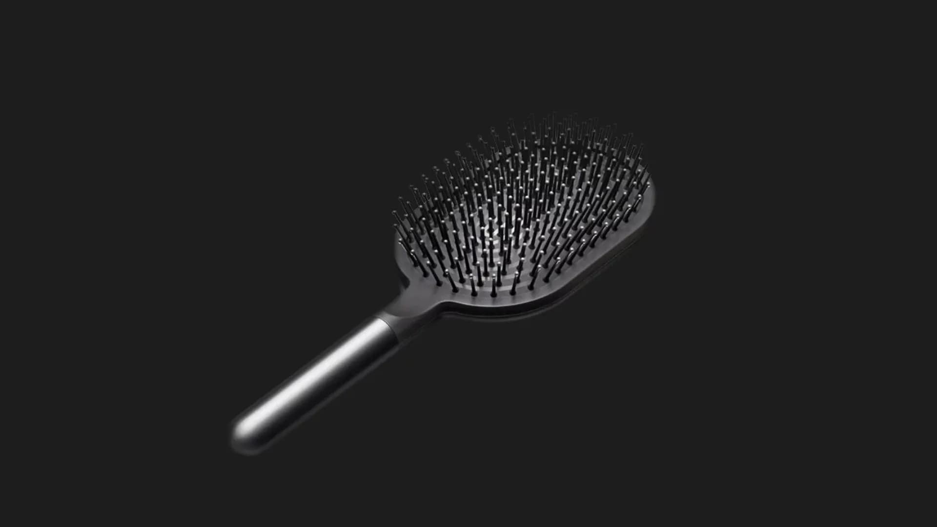 Щетка массажная Dyson Designed Paddle Brush (Black/Rose)