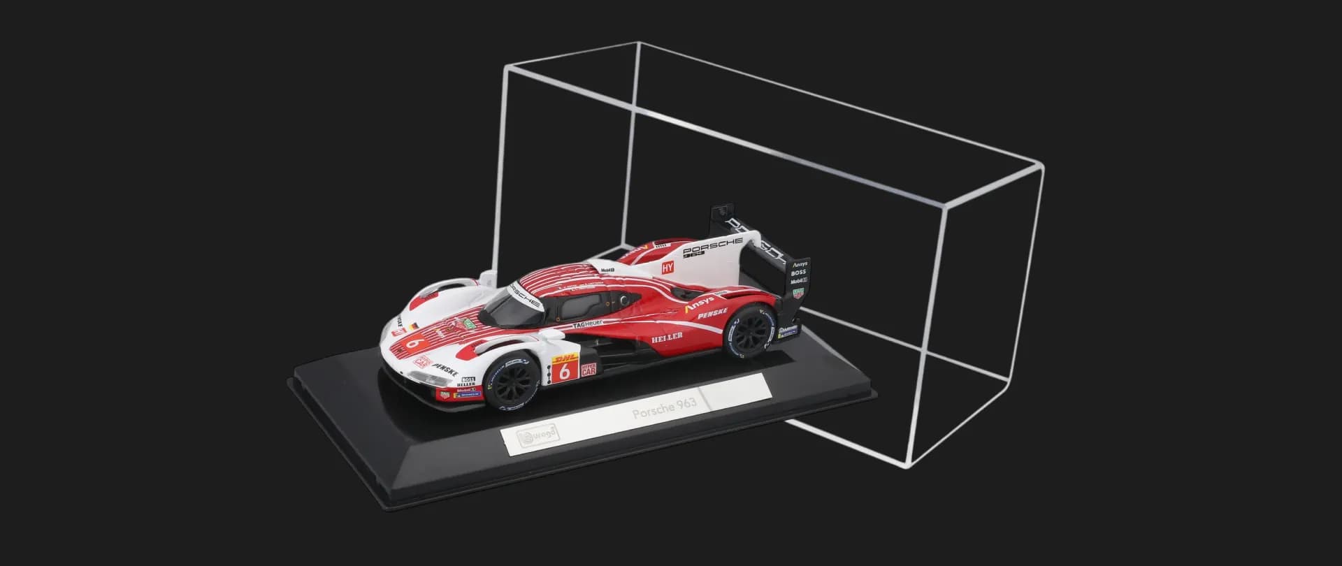 Автомодель Bburago Race — Porsche 963 (1:24) (18-28022)