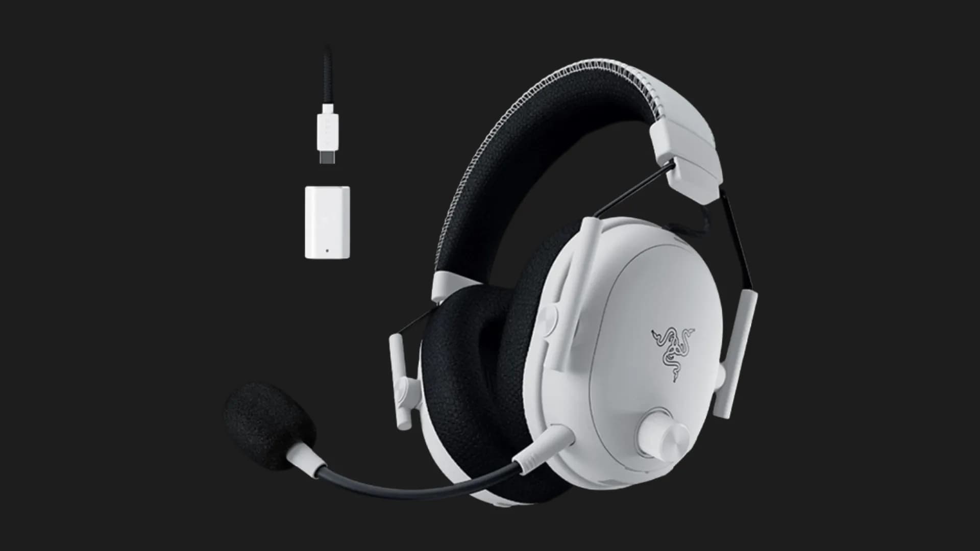 Игровая гарнитура RAZER Blackshark V3 PRO Wireless (White) (RZ04-05400200-R3M1) (UA)