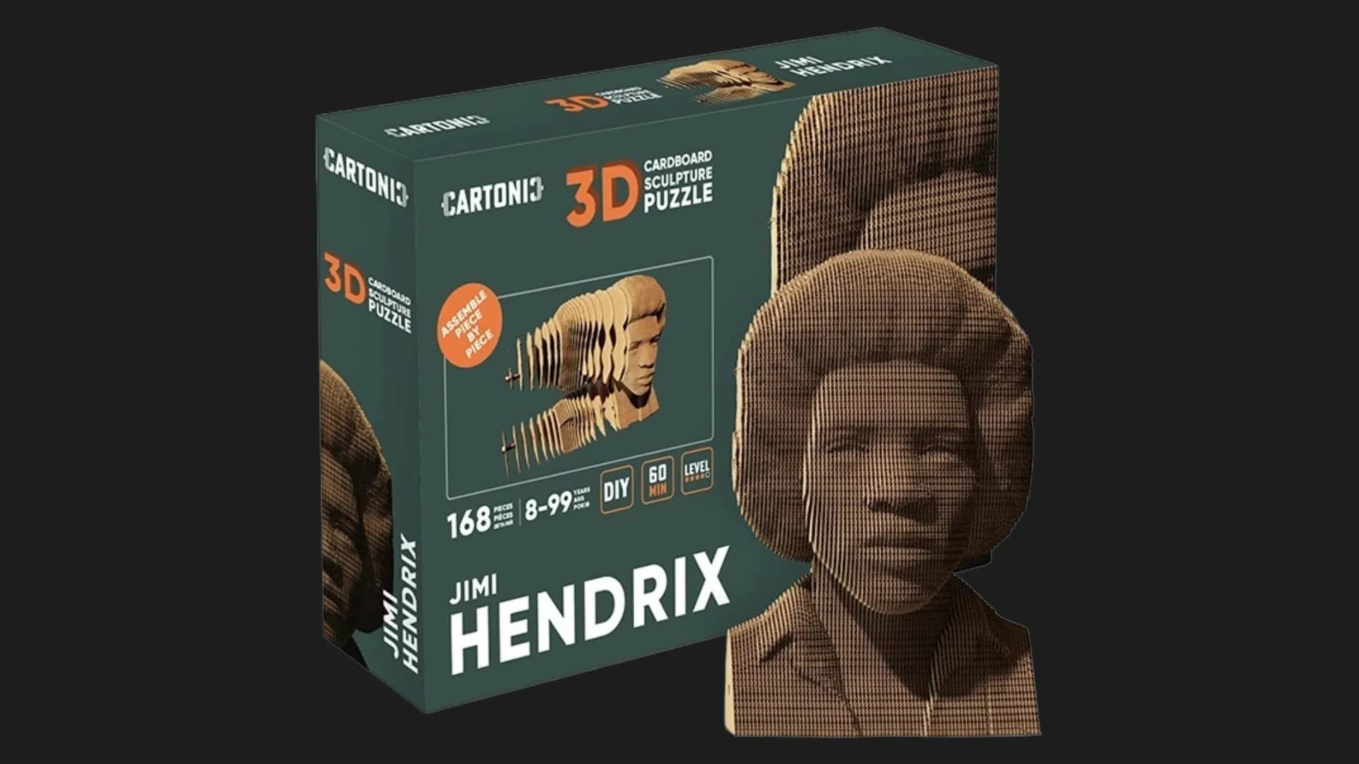 Картонный 3D пазл-конструктор Cartonic JIMI H (CARTMJMH)