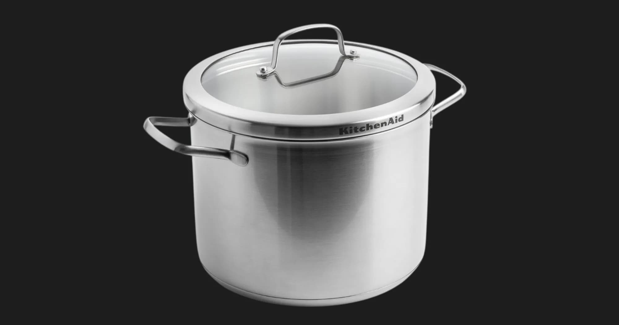 Кастрюля с крышкой KitchenAid Proline, 24 см, 8 л (Silver) (CC004785-001)