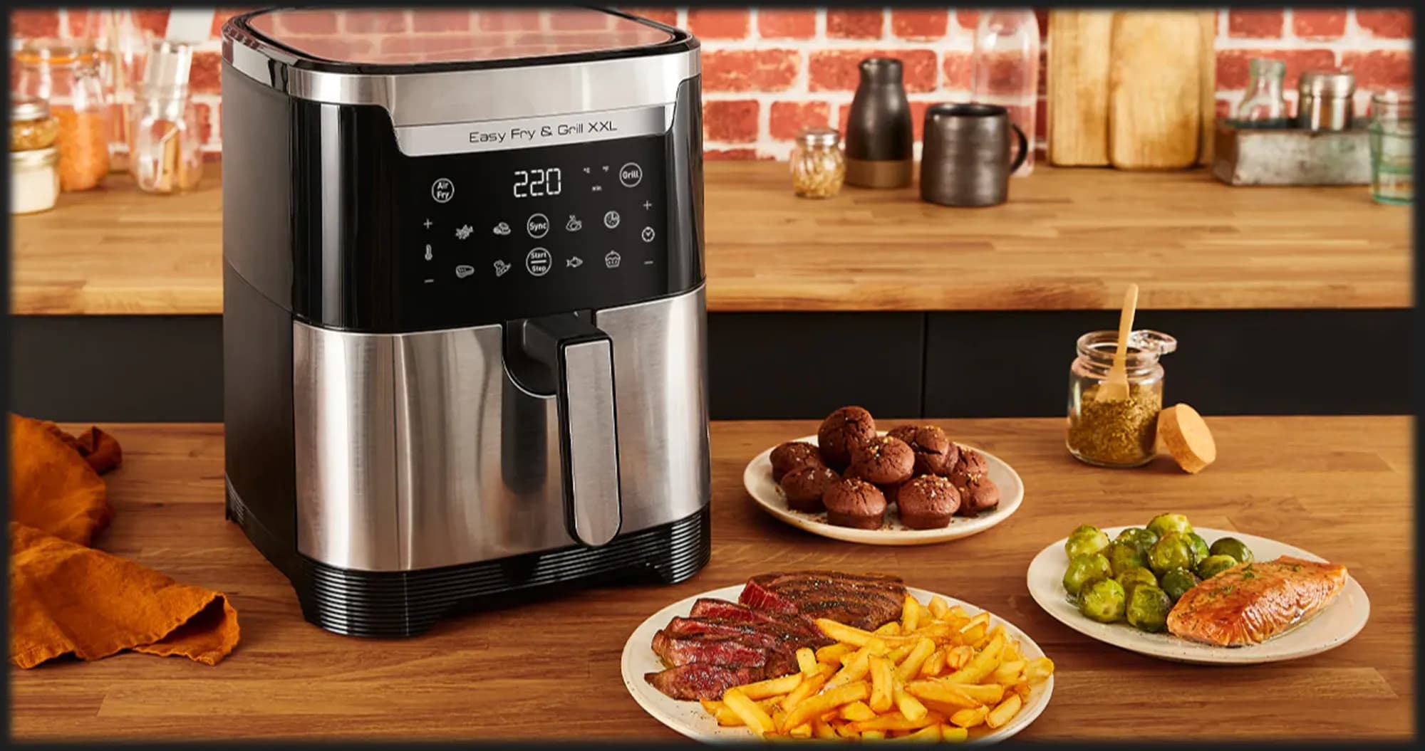 Мультипечь Tefal Easy Fry&Grill XXL EY801D15