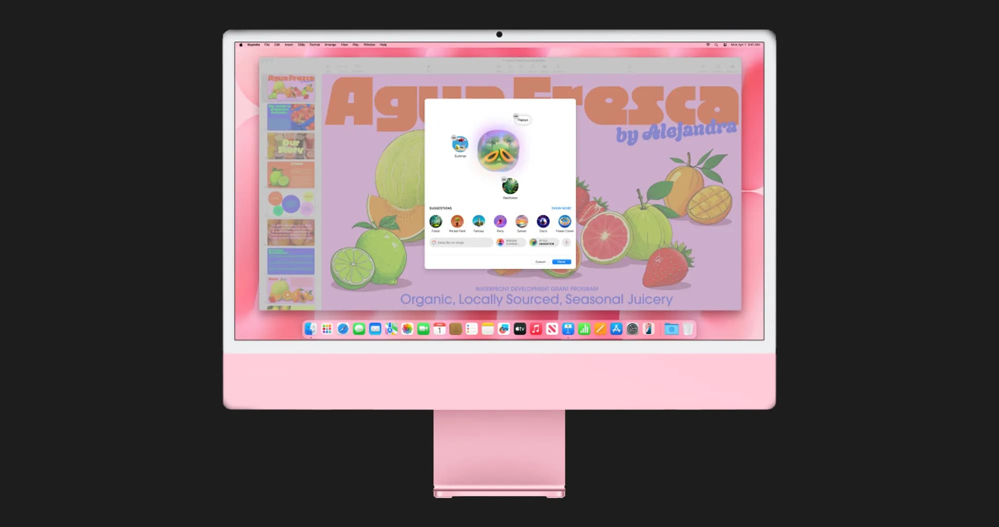 Apple iMac 24 with Retina 4.5K, Apple M4, 256GB, 8 CPU / 8 GPU, 16GB RAM, Silver (MWUC3) (2024)