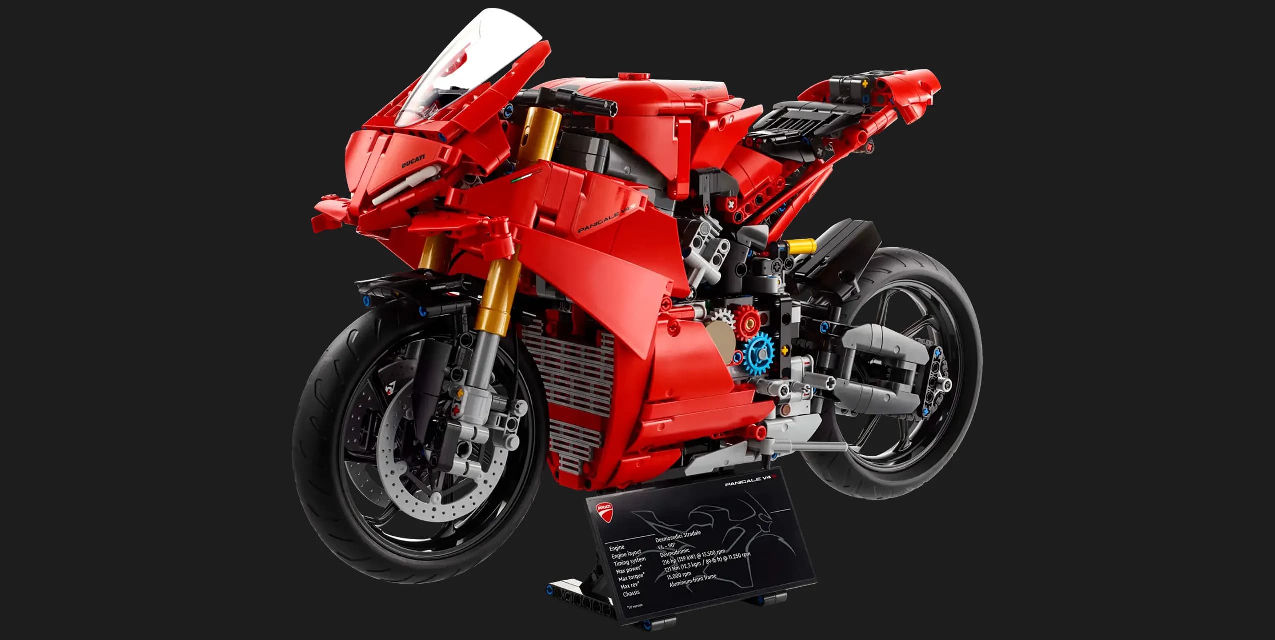 Конструктор LEGO Technic Мотоцикл Ducati Panigale V4 S (42202)
