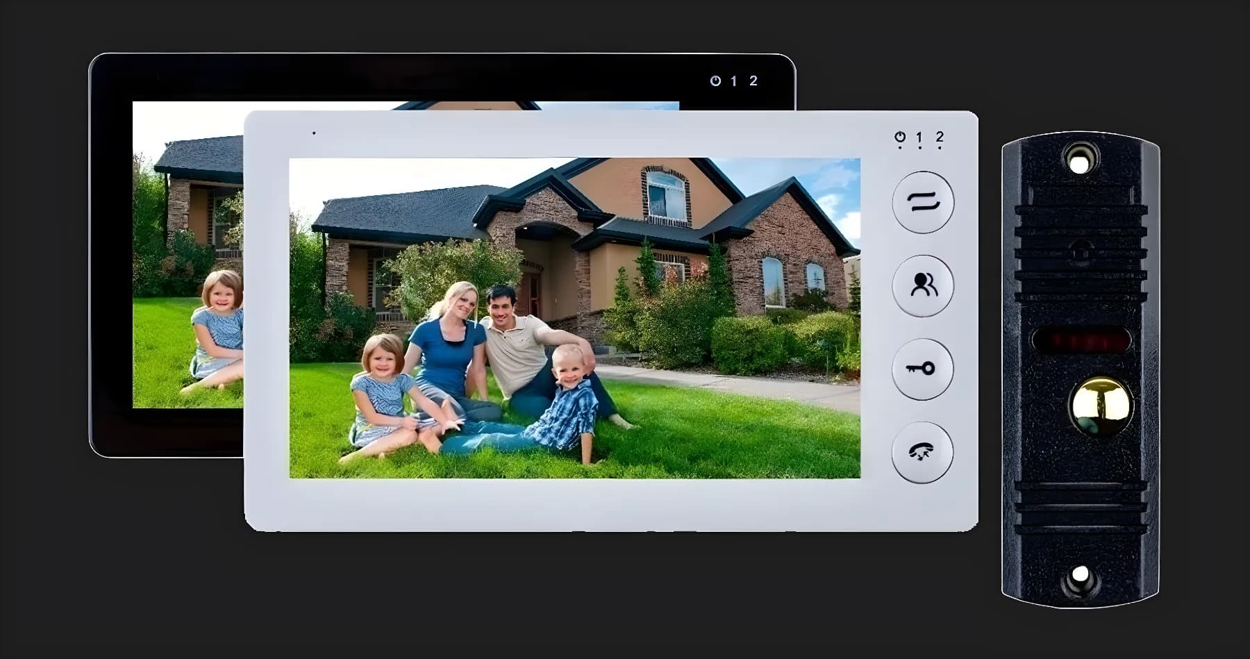 Комплект видеодомофона SEVEN DP-7574 KIT (White)