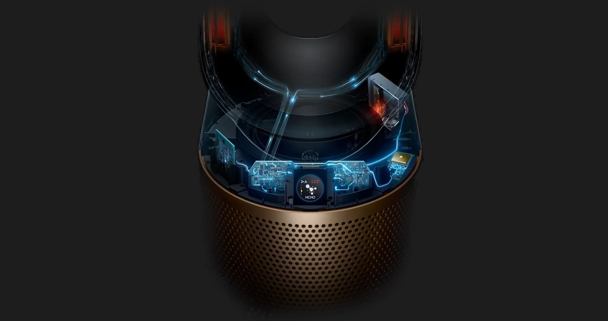 Очиститель воздуха Dyson Purifier Pure Hot + Cool HP09 (White/Gold)