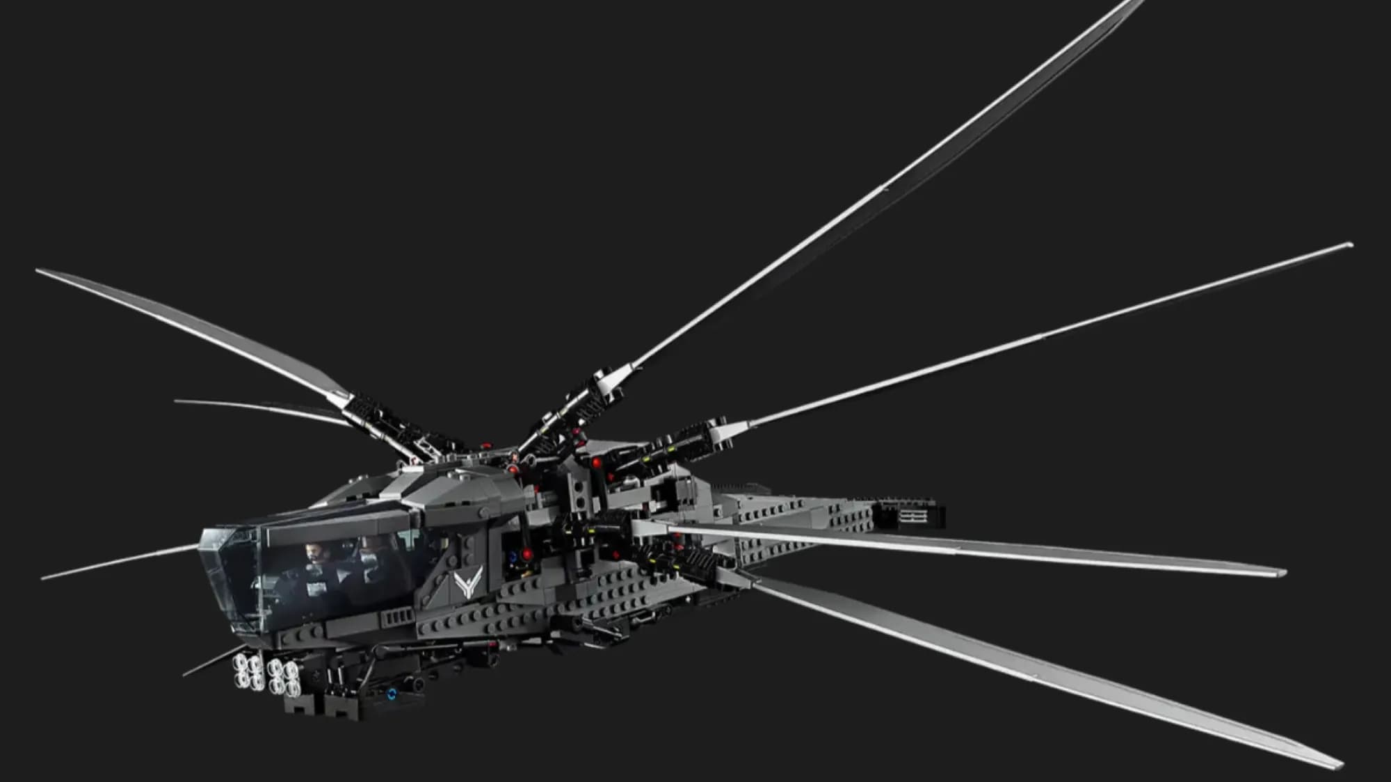 Конструктор LEGO Icons Дюна. Королевский орнитоптер Атридов (10327)