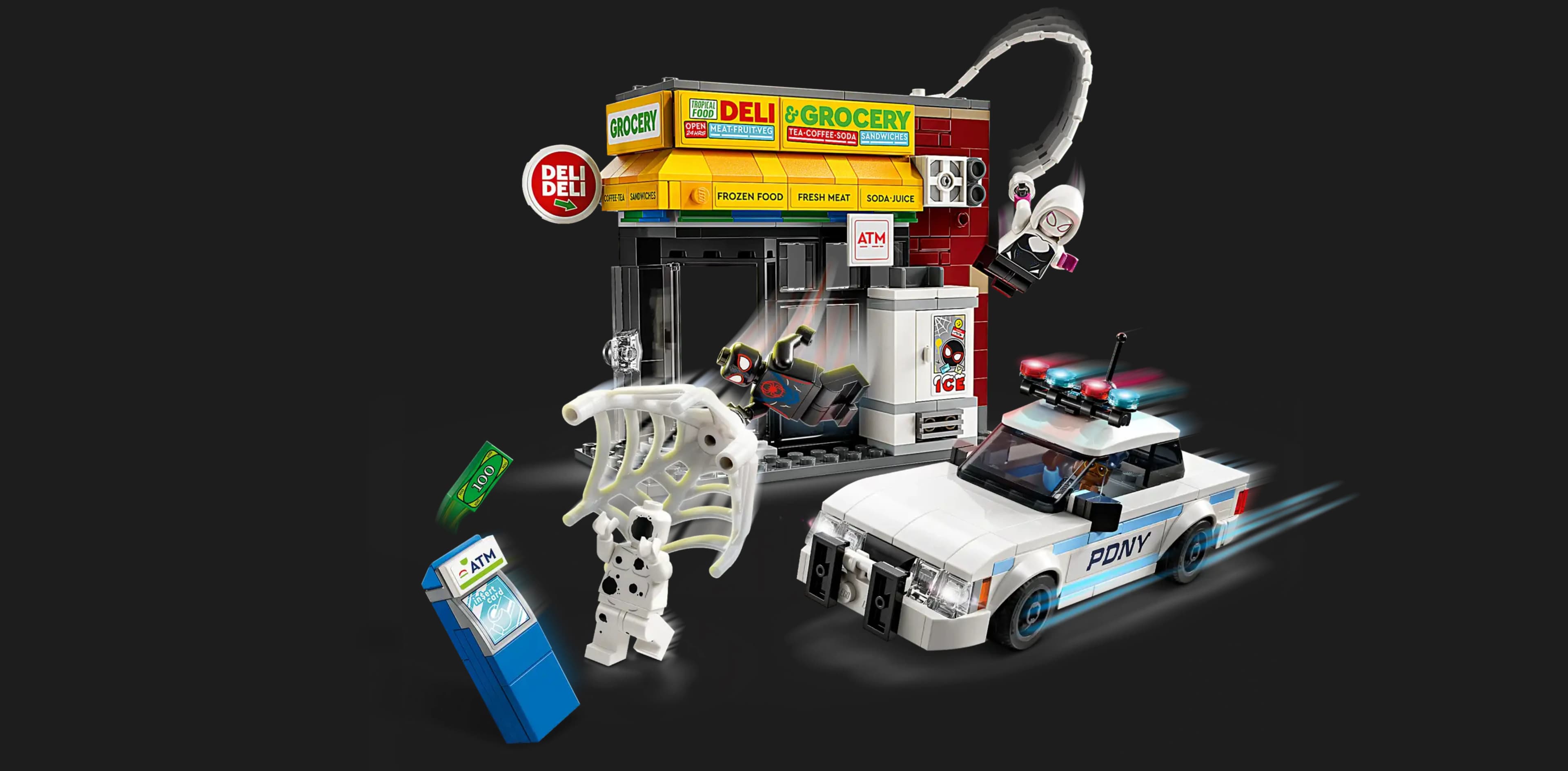 Конструктор LEGO Marvel Вселенная-паук: Майлз Моралес против Пятна (76311)