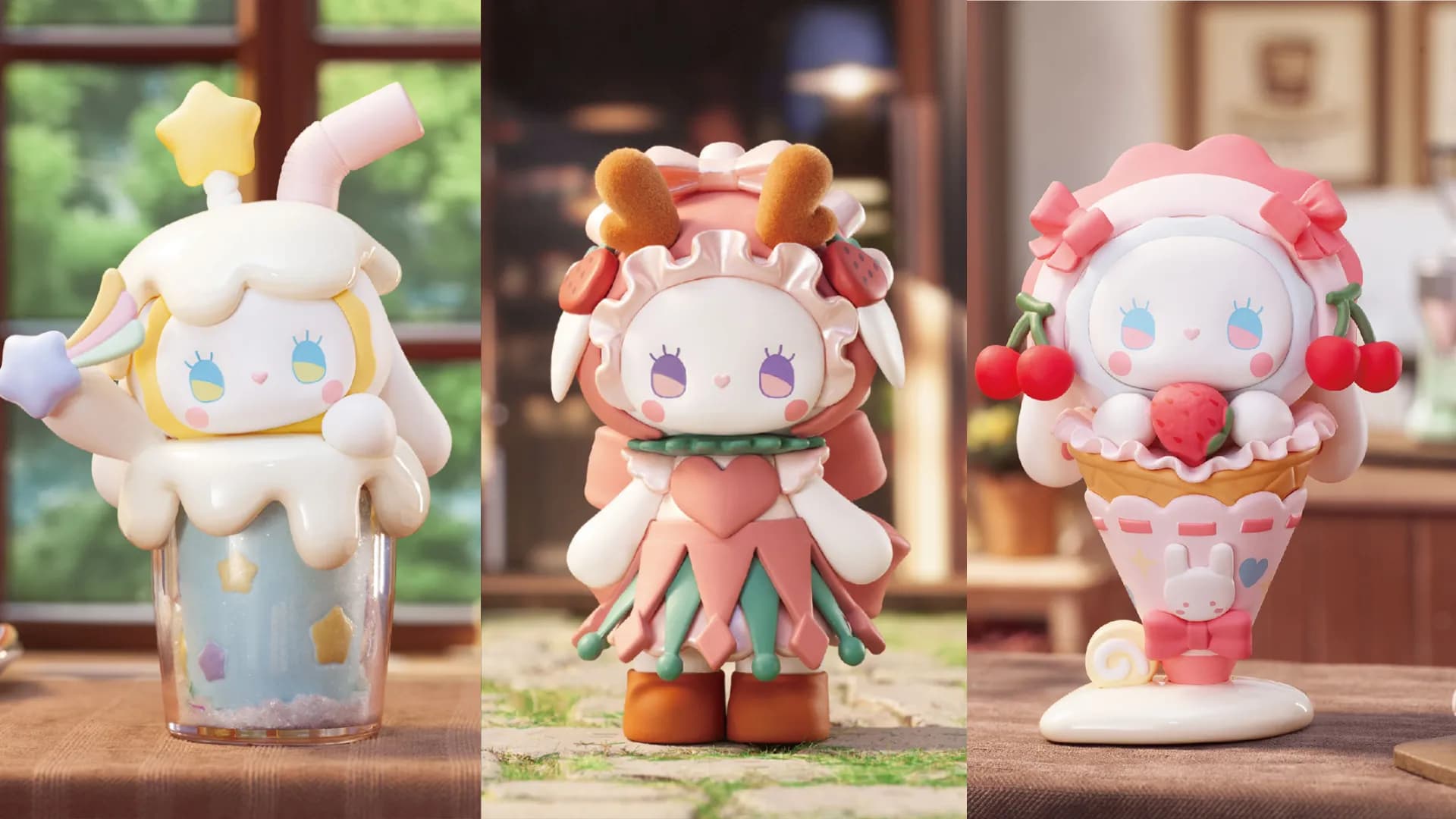 Коллекционная фигурка Pop Top Lucky Emma из серии «Загадочный лес» — «Кофейня» (MJ-000061)