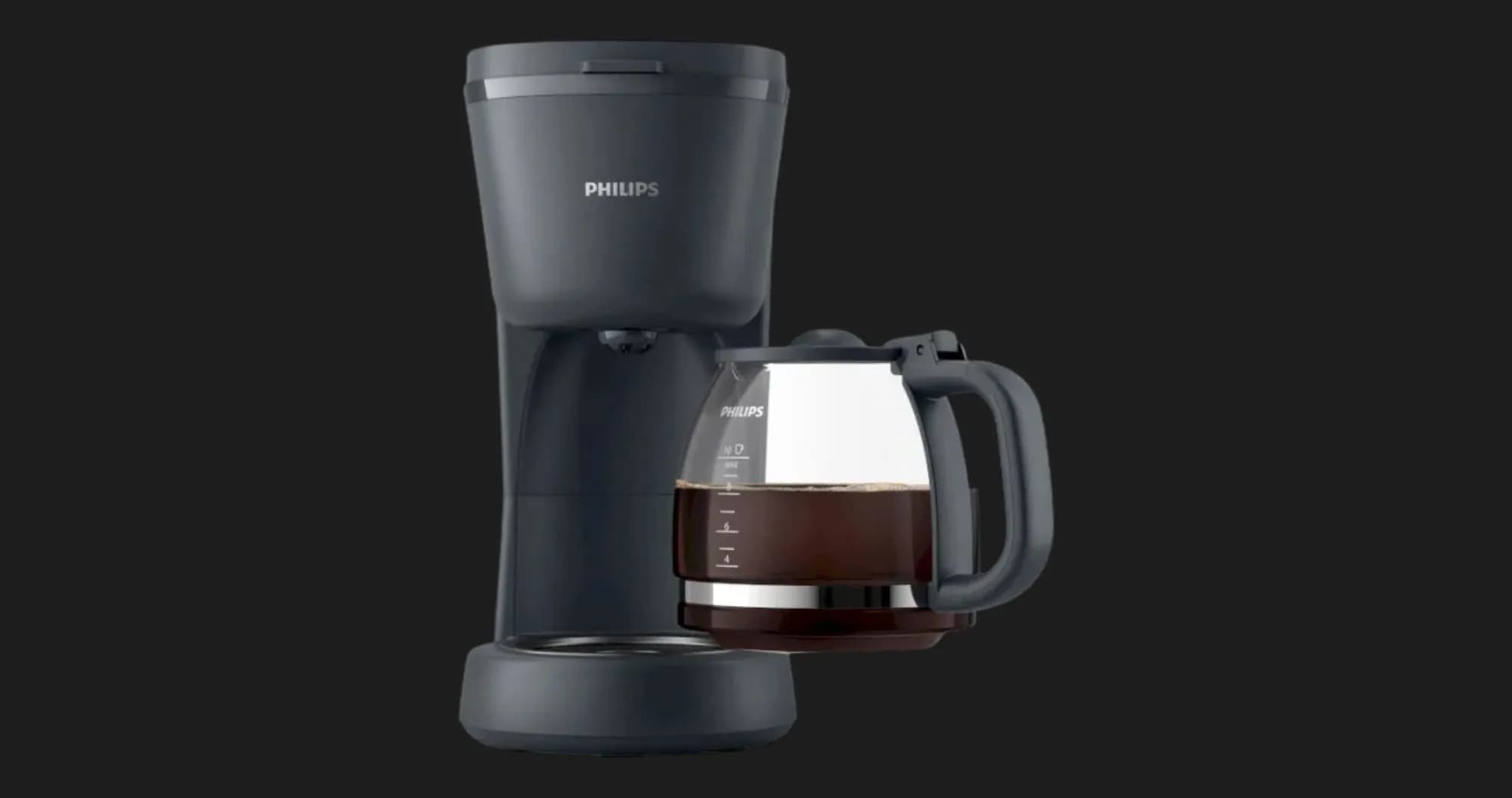 Кофеварка капельная Philips Essentials Collection (Black) (HD7430/90)