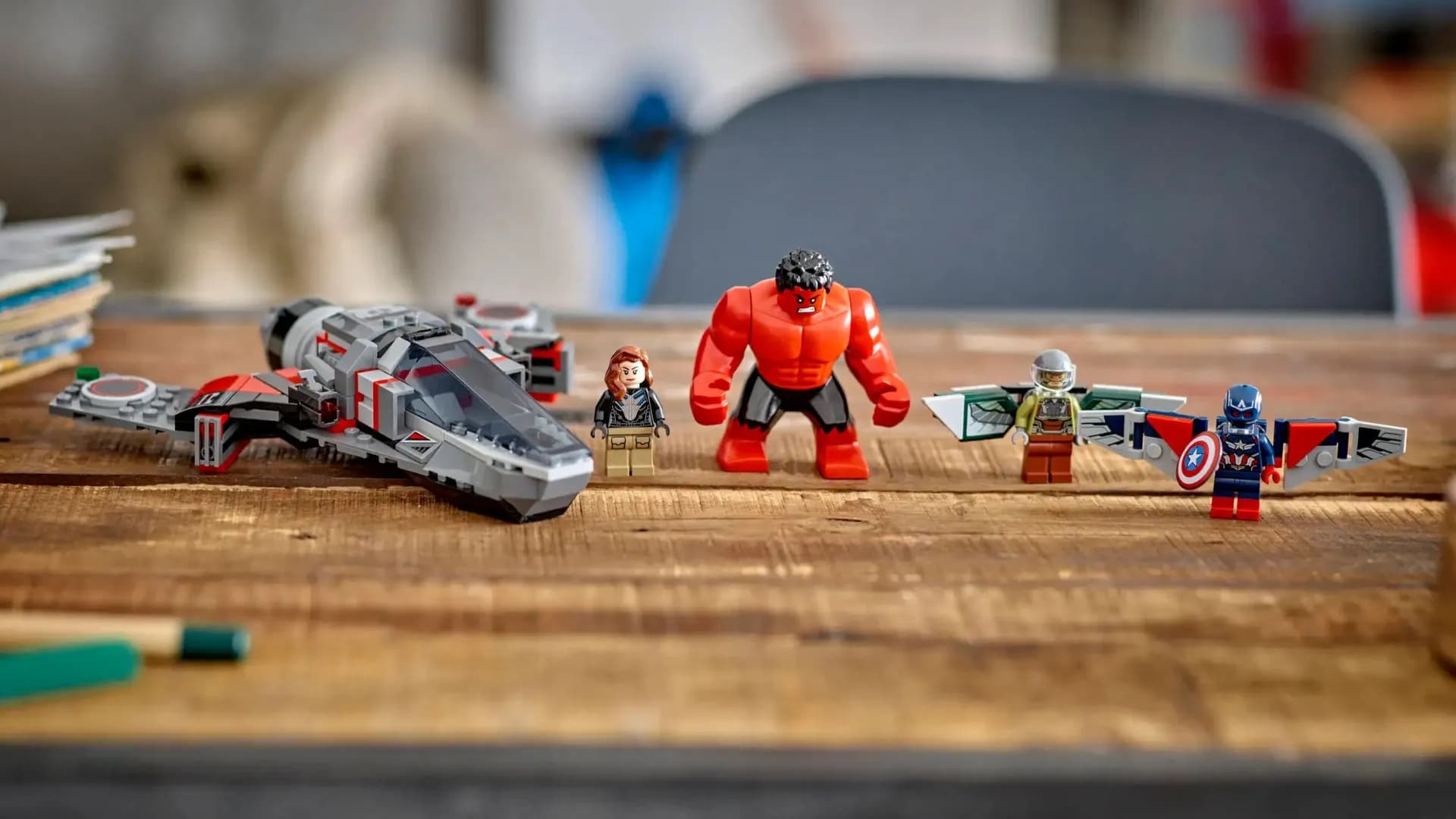Конструктор LEGO Marvel Капитан Америка против Красного Халка (76292)