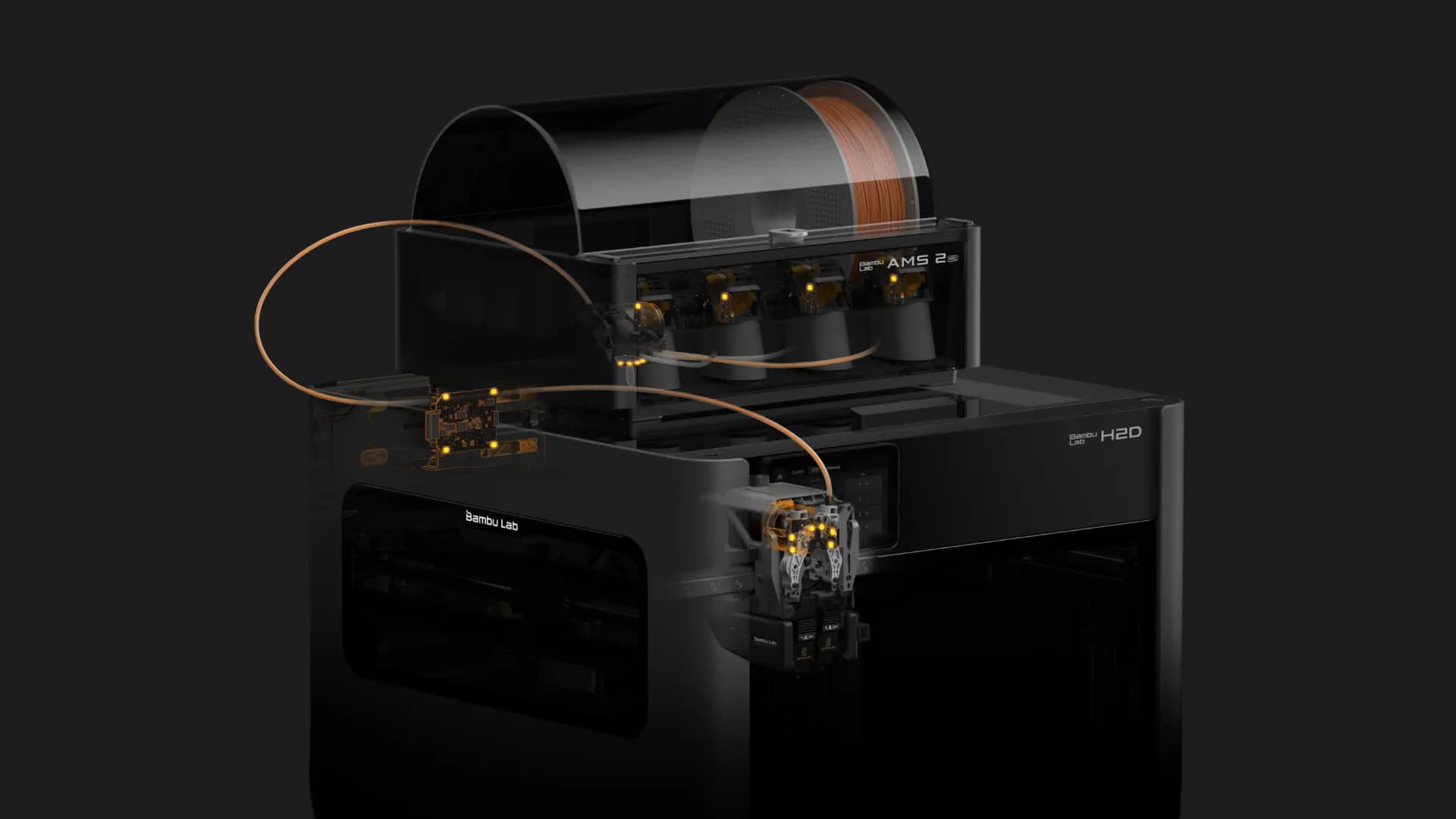 3D-принтер Bambu Lab H2D Laser Full Combo 10W (Gray)