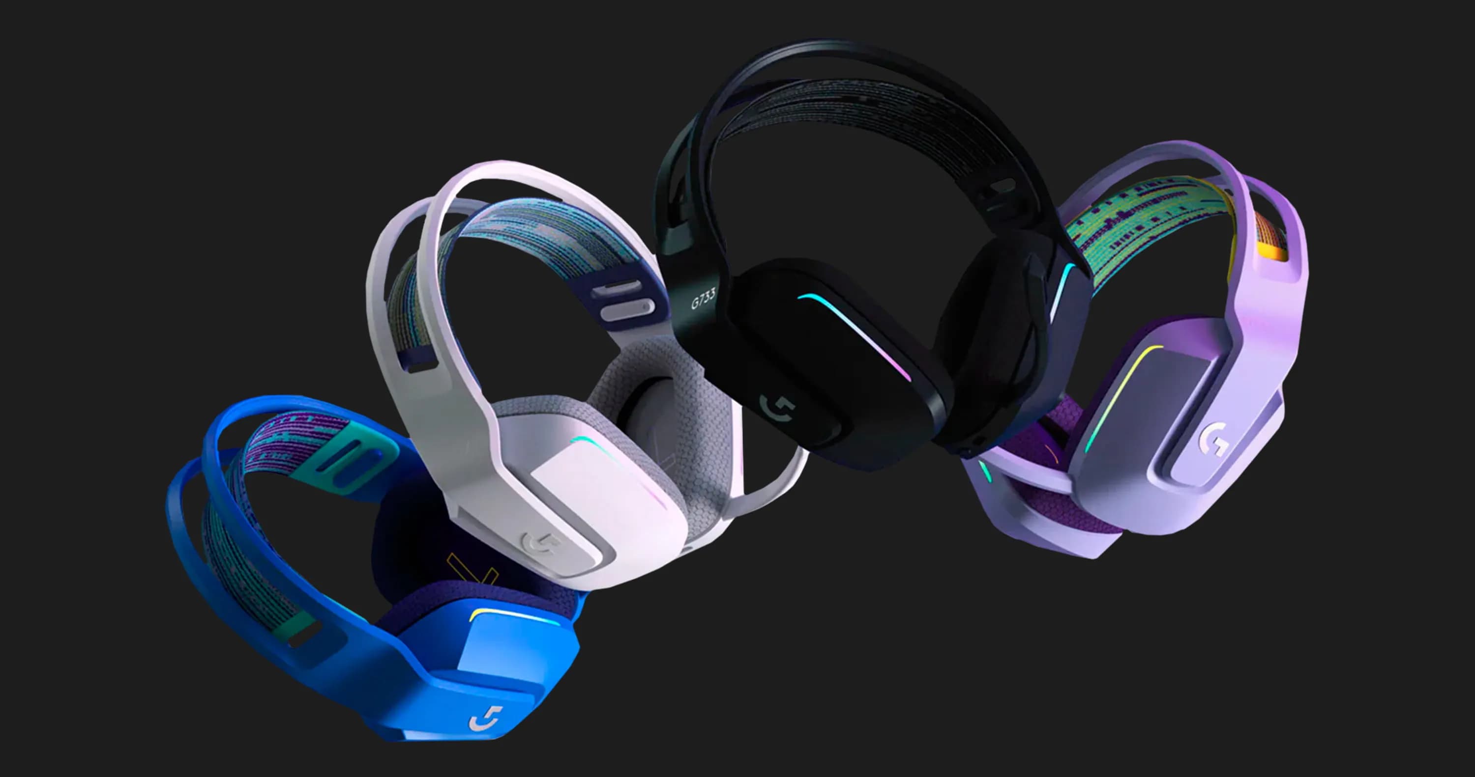 Игровые наушники Logitech G733 Lightspeed Wireless RGB Gaming Headset Blue (UA)