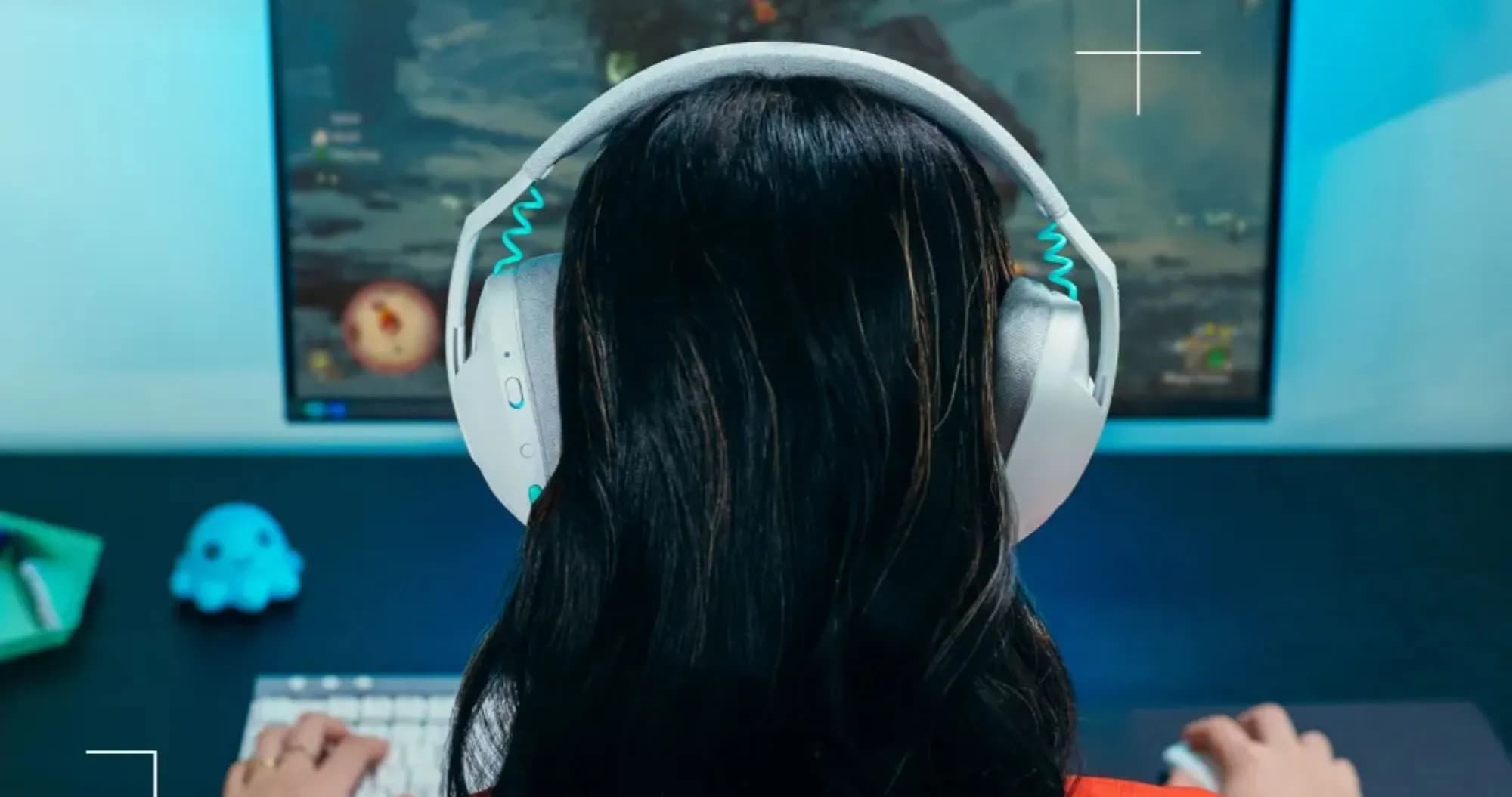 Игровые наушники Logitech G321 LightSpeed (White) (UA)