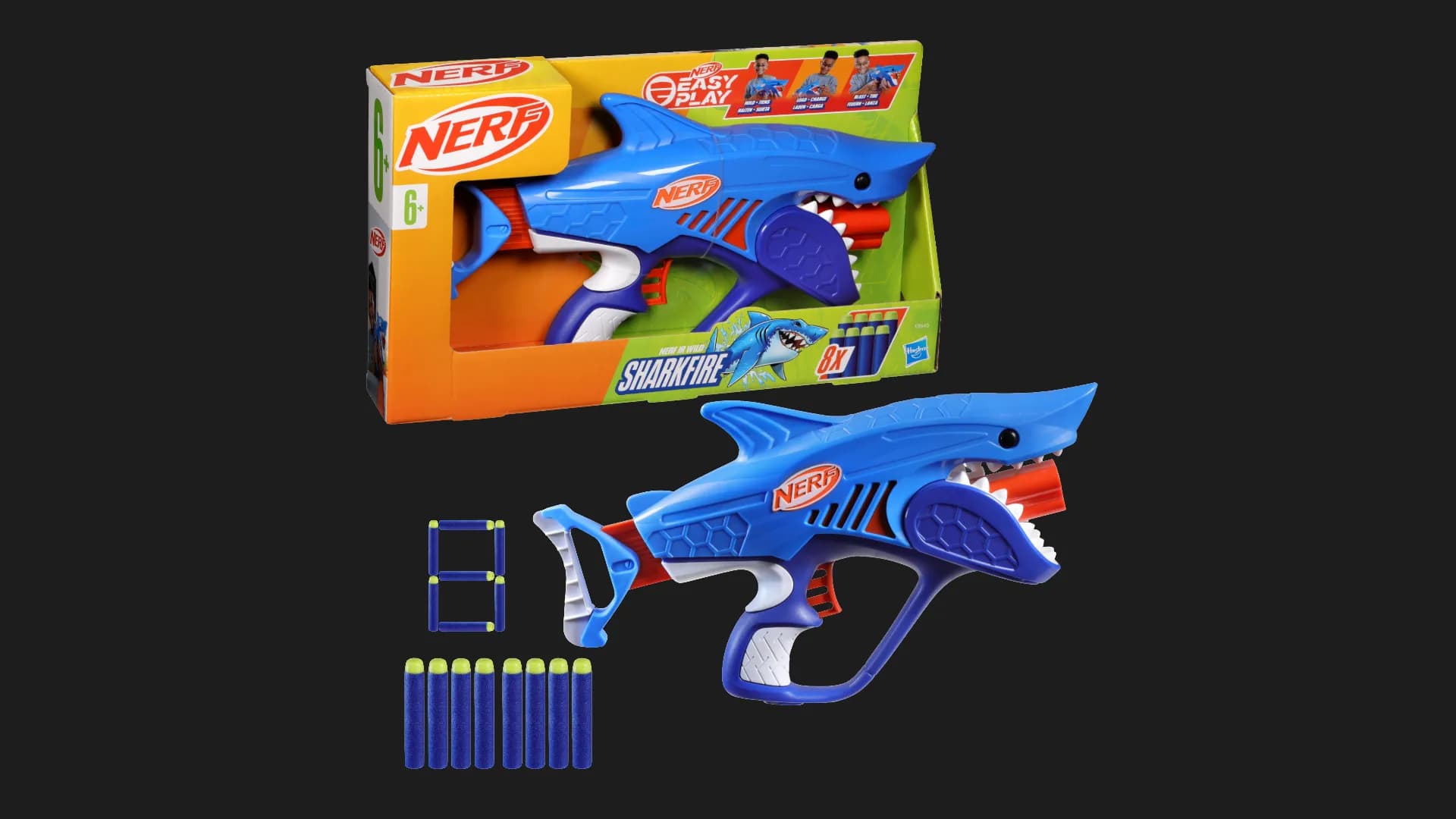 Бластер Nerf Wild SharkFire (F8645)