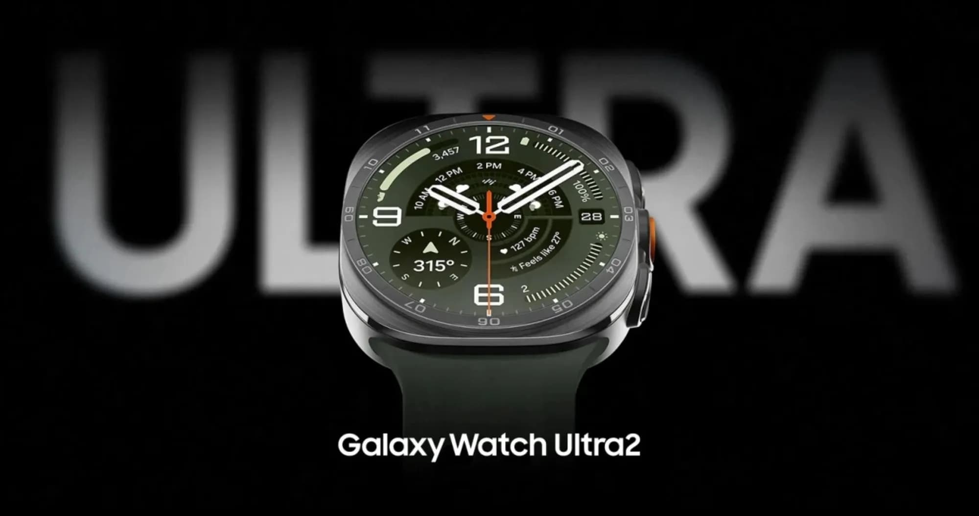 Смарт-часы Samsung Galaxy Watch Ultra 2 47mm Titanium Gray LTE with Black Marine Band (SM-L715FZKA) (Standard)