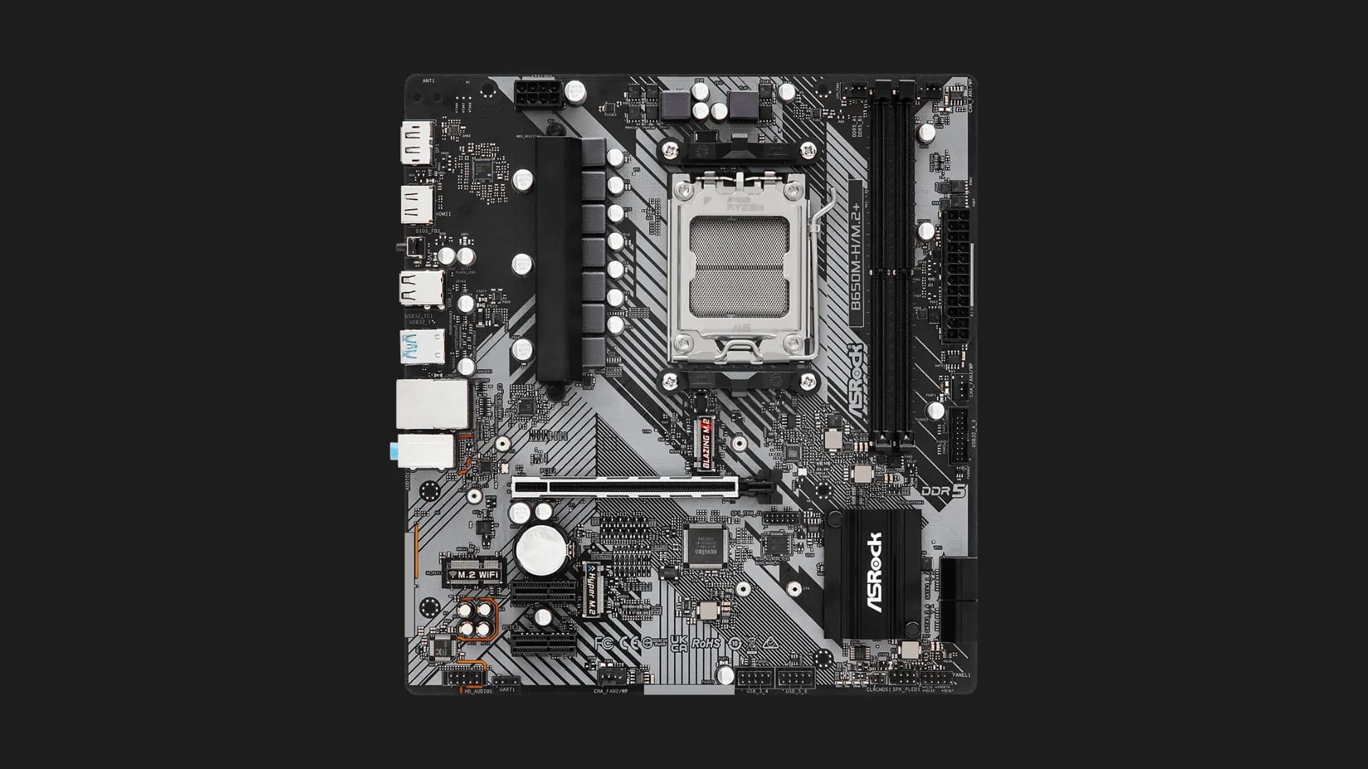 Материнская плата ASRock B650M-H/M.2+ (B650M-H/M.2+)