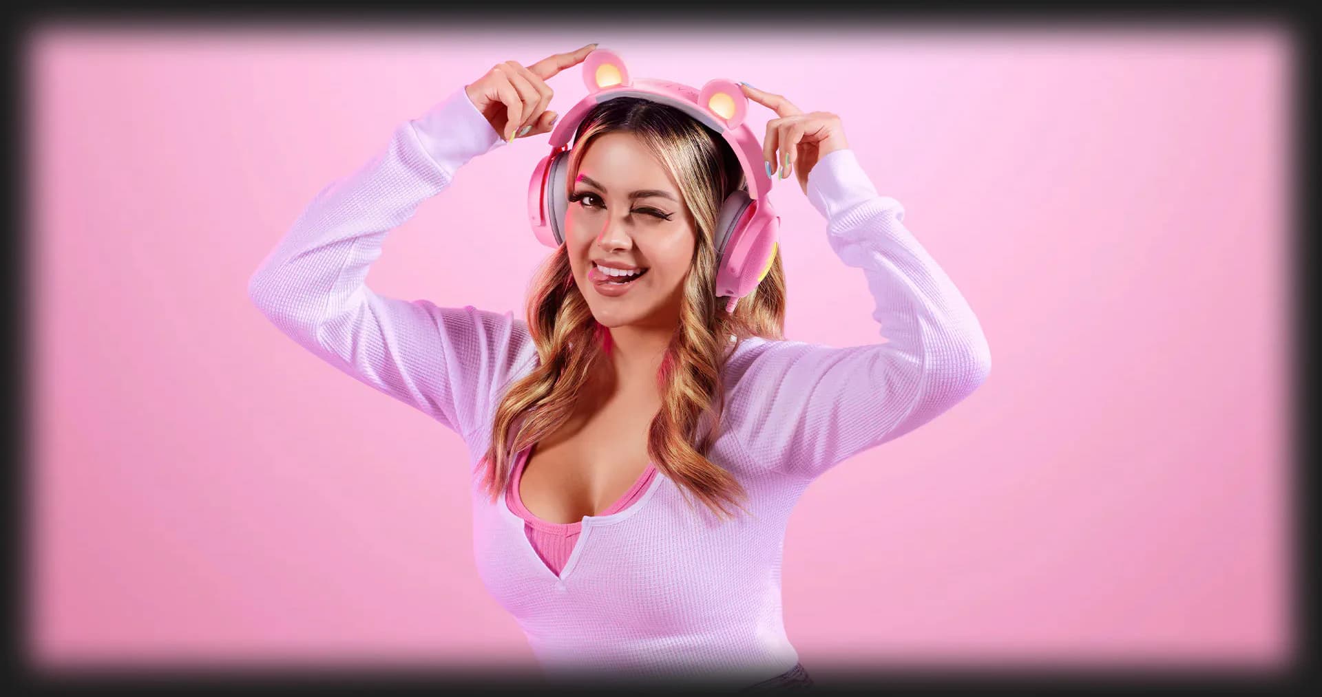 Игровая гарнитура RAZER Kraken Kitty Ed V2 Pro (Black) (RZ04-04510100-R3M1) (UA)