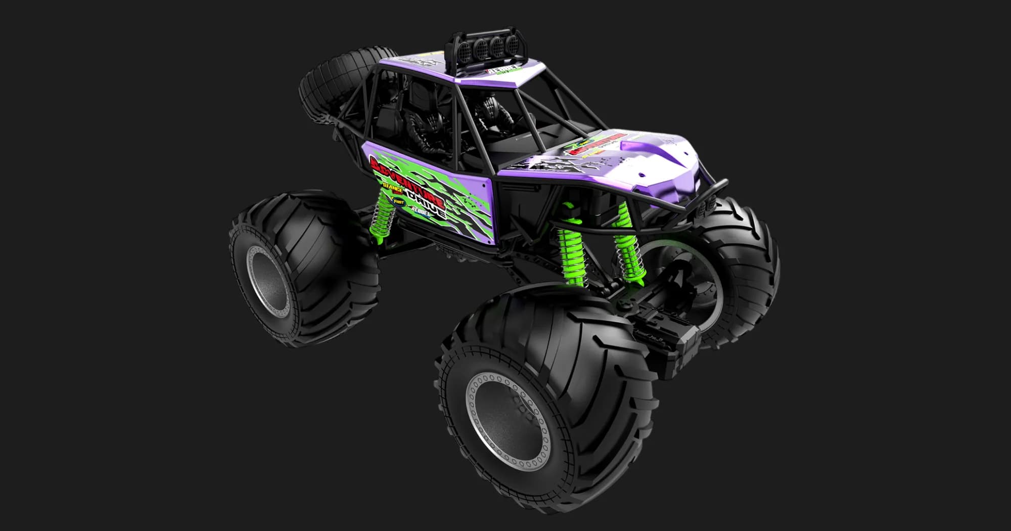 Автомобиль с р/у KS Drive — Beast Runner (2.4 GHz, 7.4 V) (10002-1102)