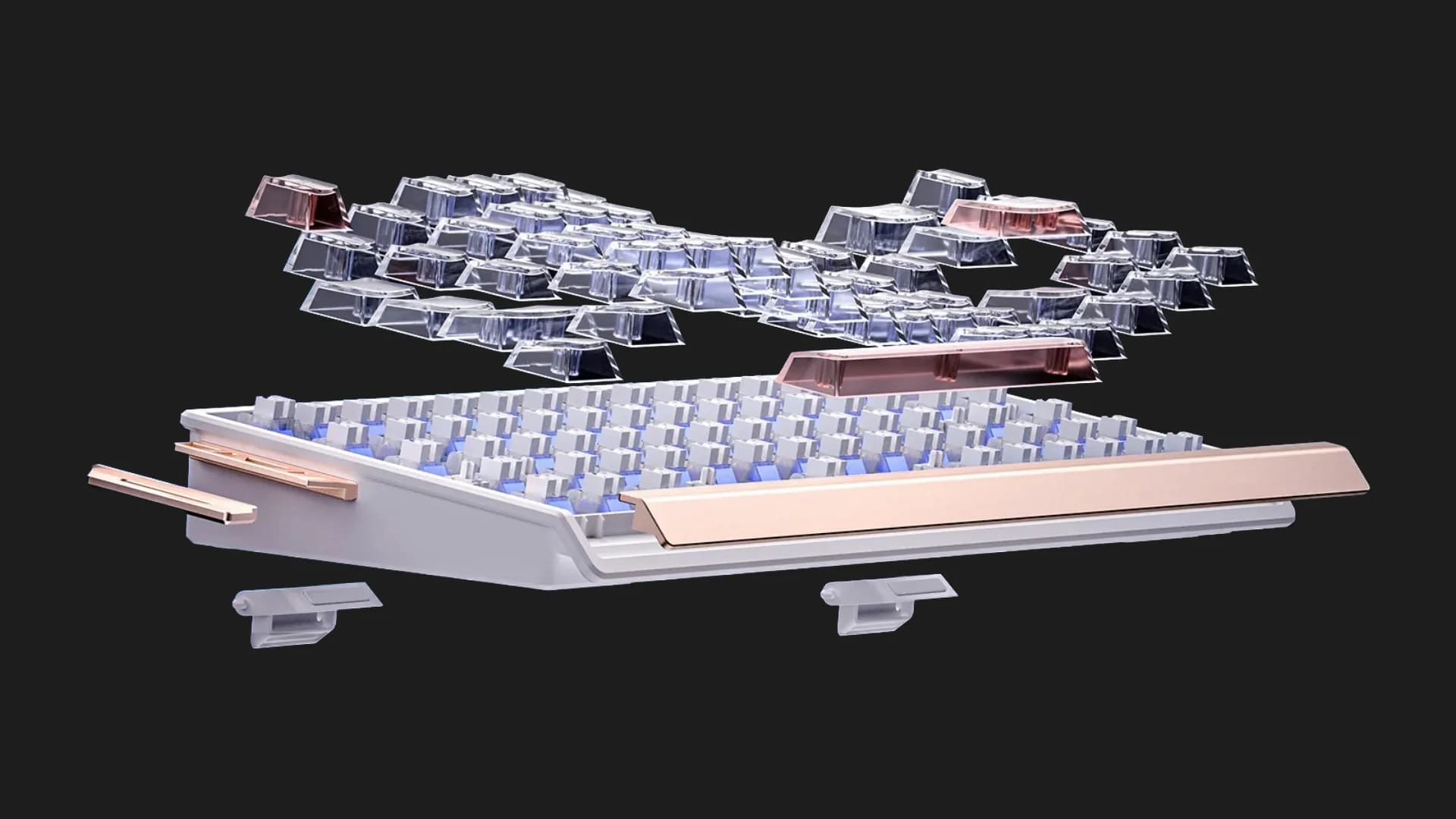 Игровая клавиатура ATK 68 RX (White) (RS7 Air)