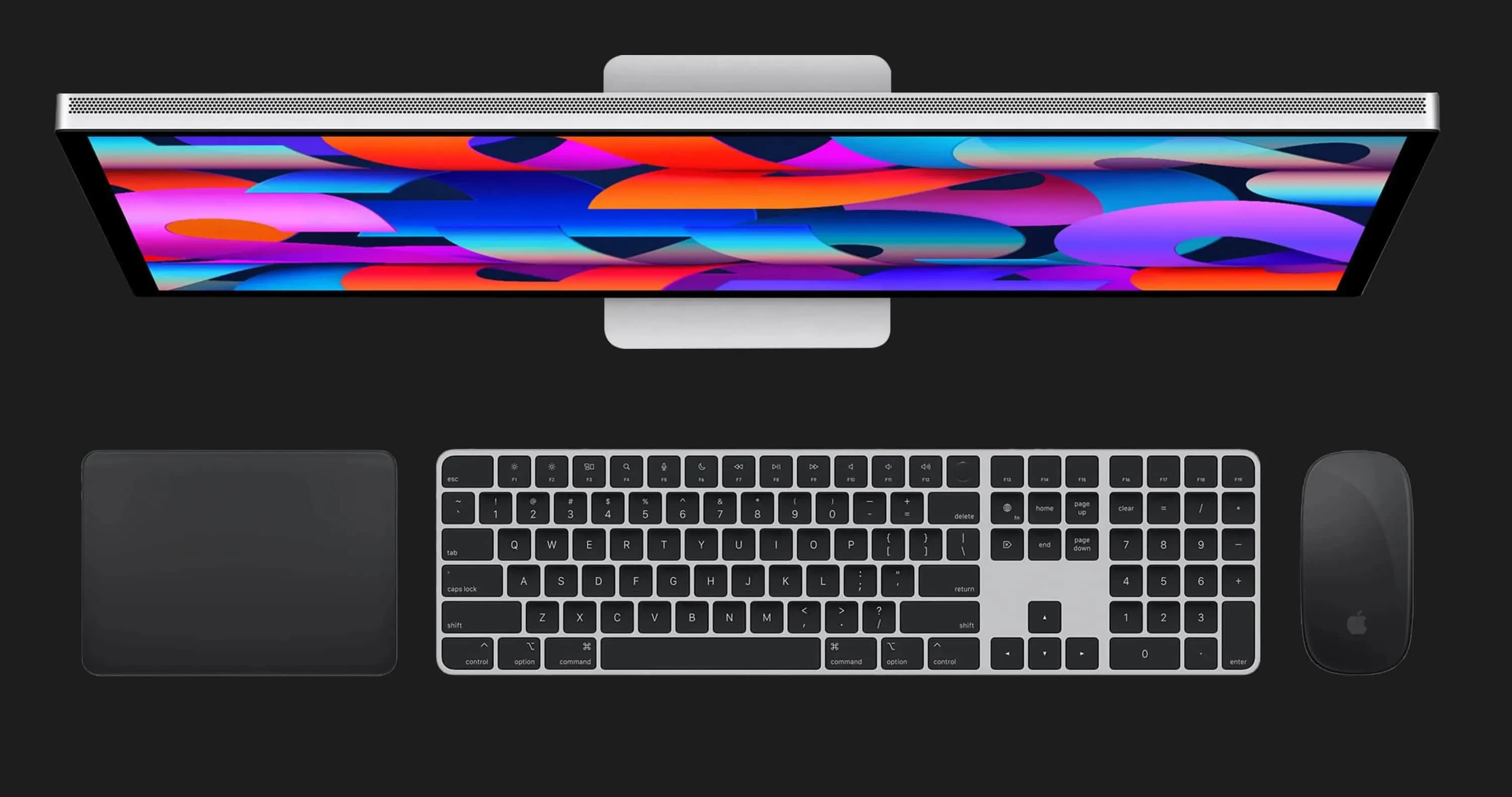 Полноразмерная клавиатура Apple Magic Keyboard with Touch ID and Numeric Keypad for Mac with Apple Silicon (M1) (MMMR3)