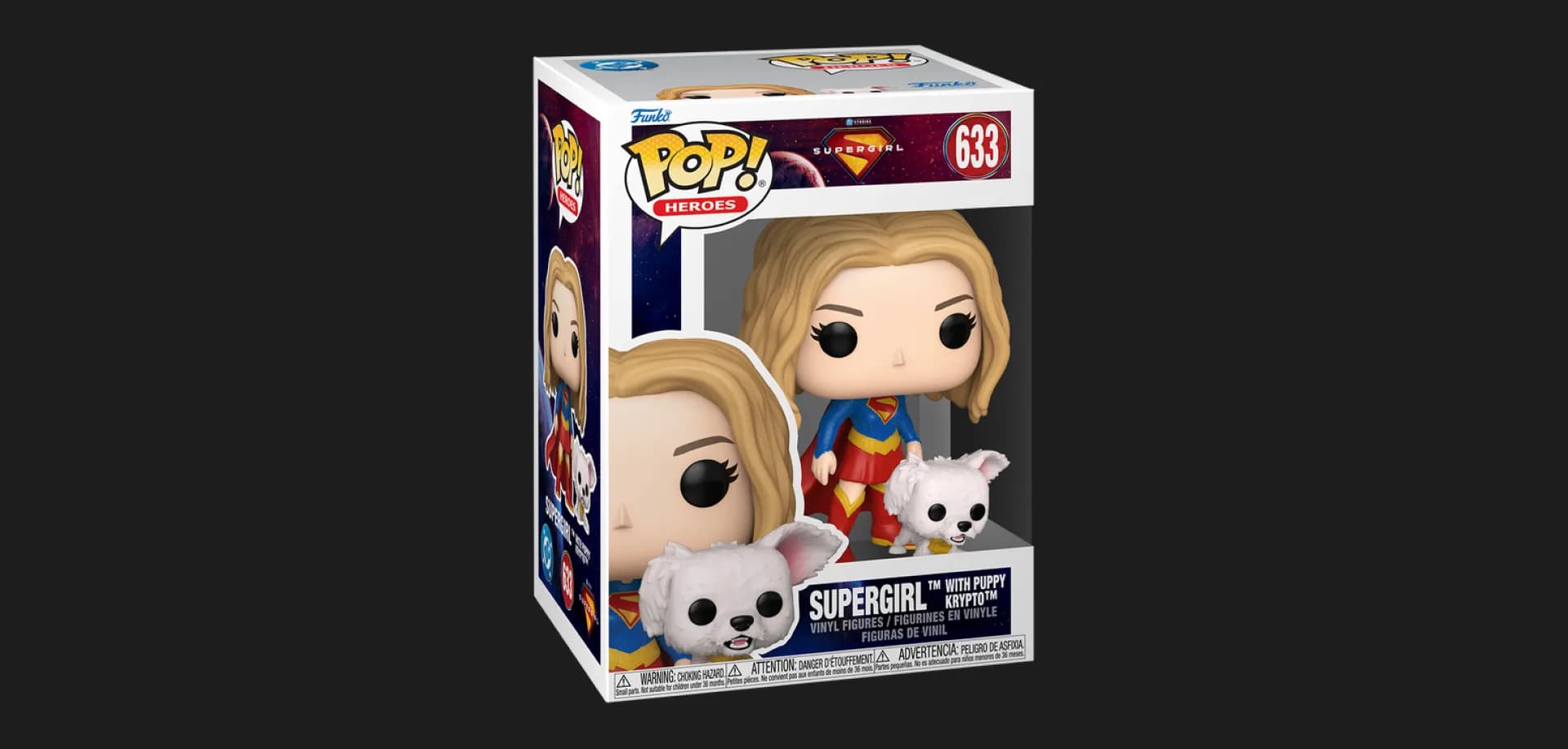 Набор Funko Pop! из серии Супергёрл — Супергёрл и Крипто Суперпес (90801)