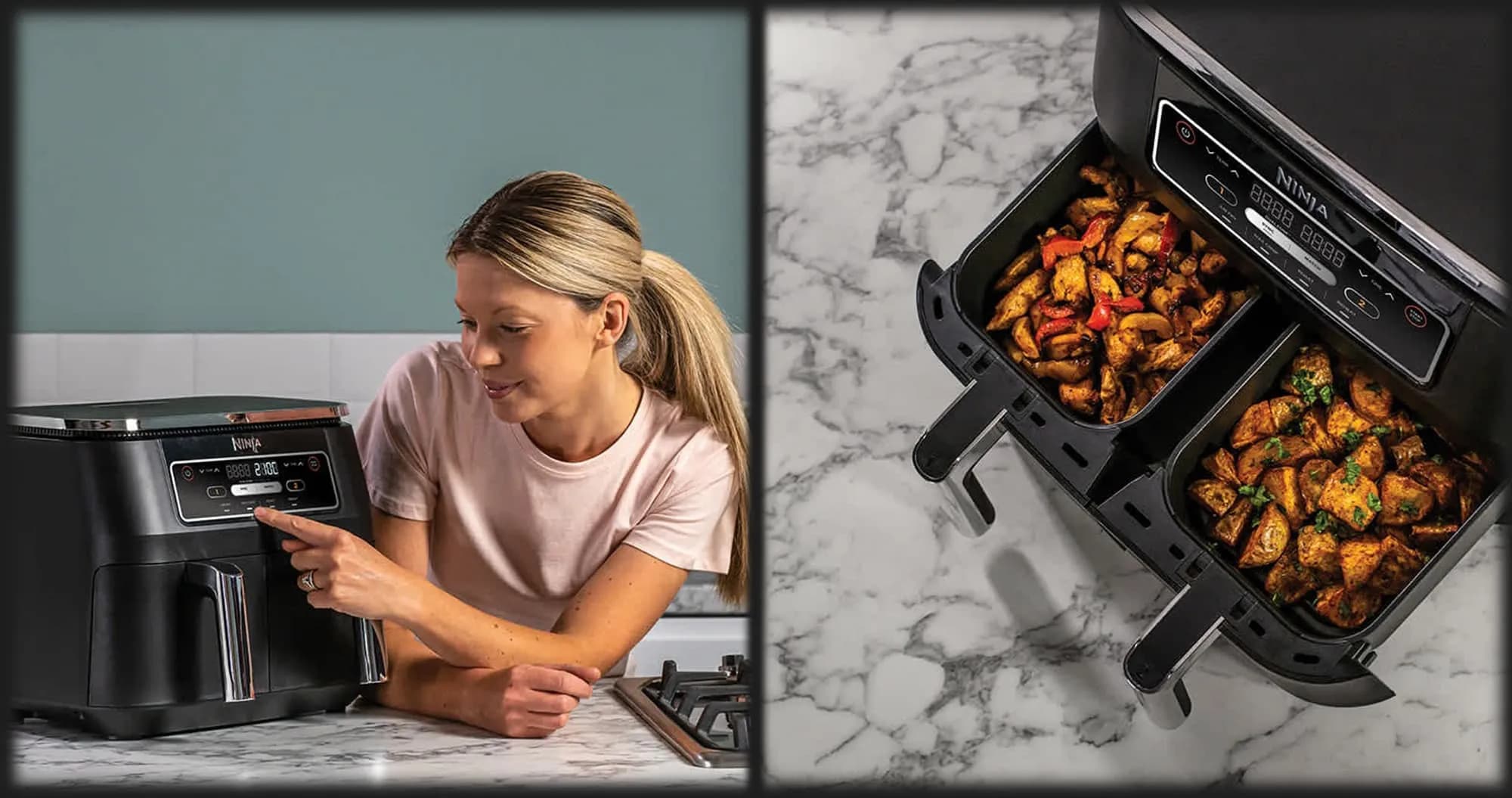 Мультипечь Ninja Air Fryer Dual zone AF300EU
