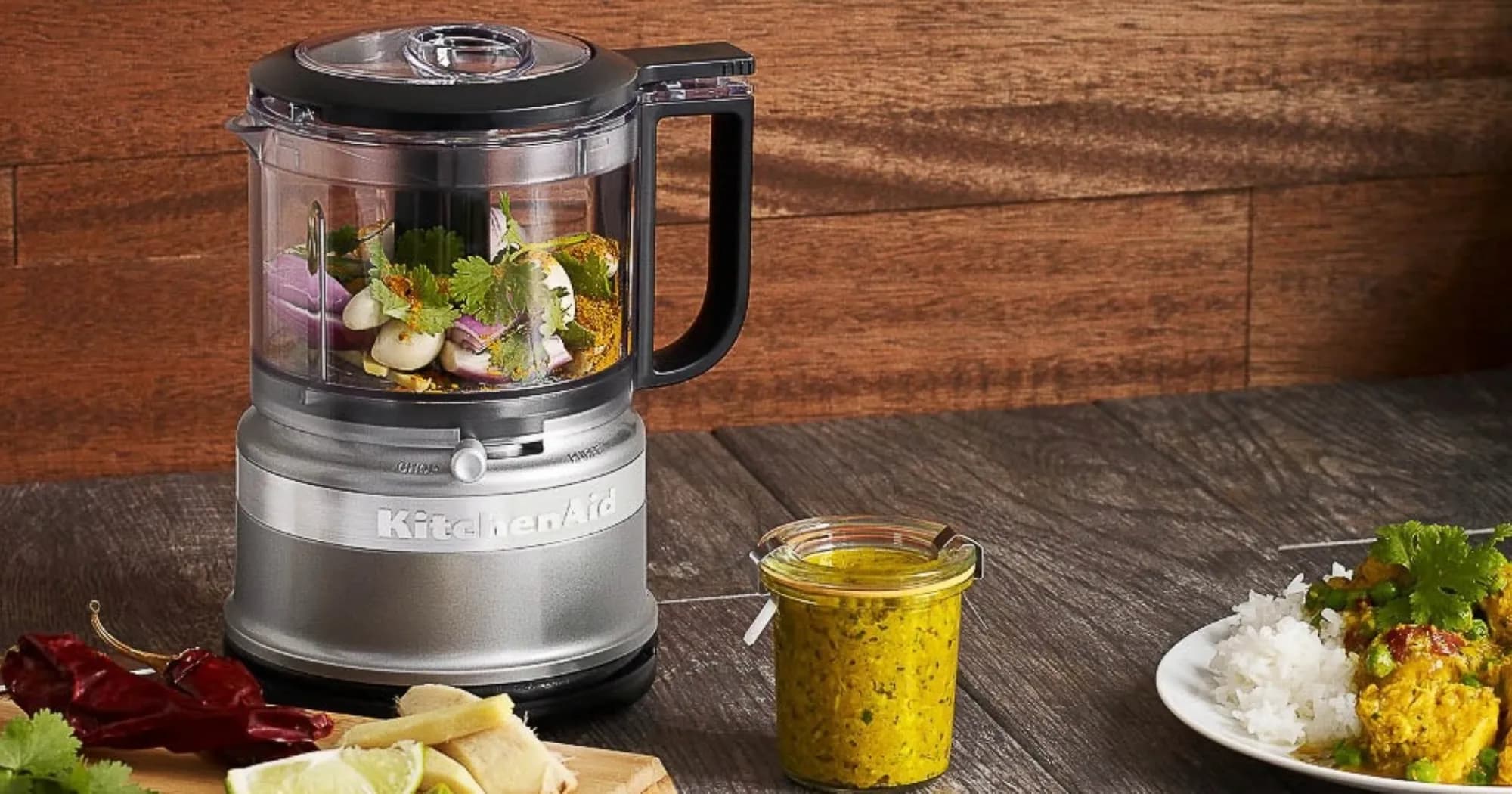 Кухонный мини-комбайн KitchenAid 830мл (Cream)