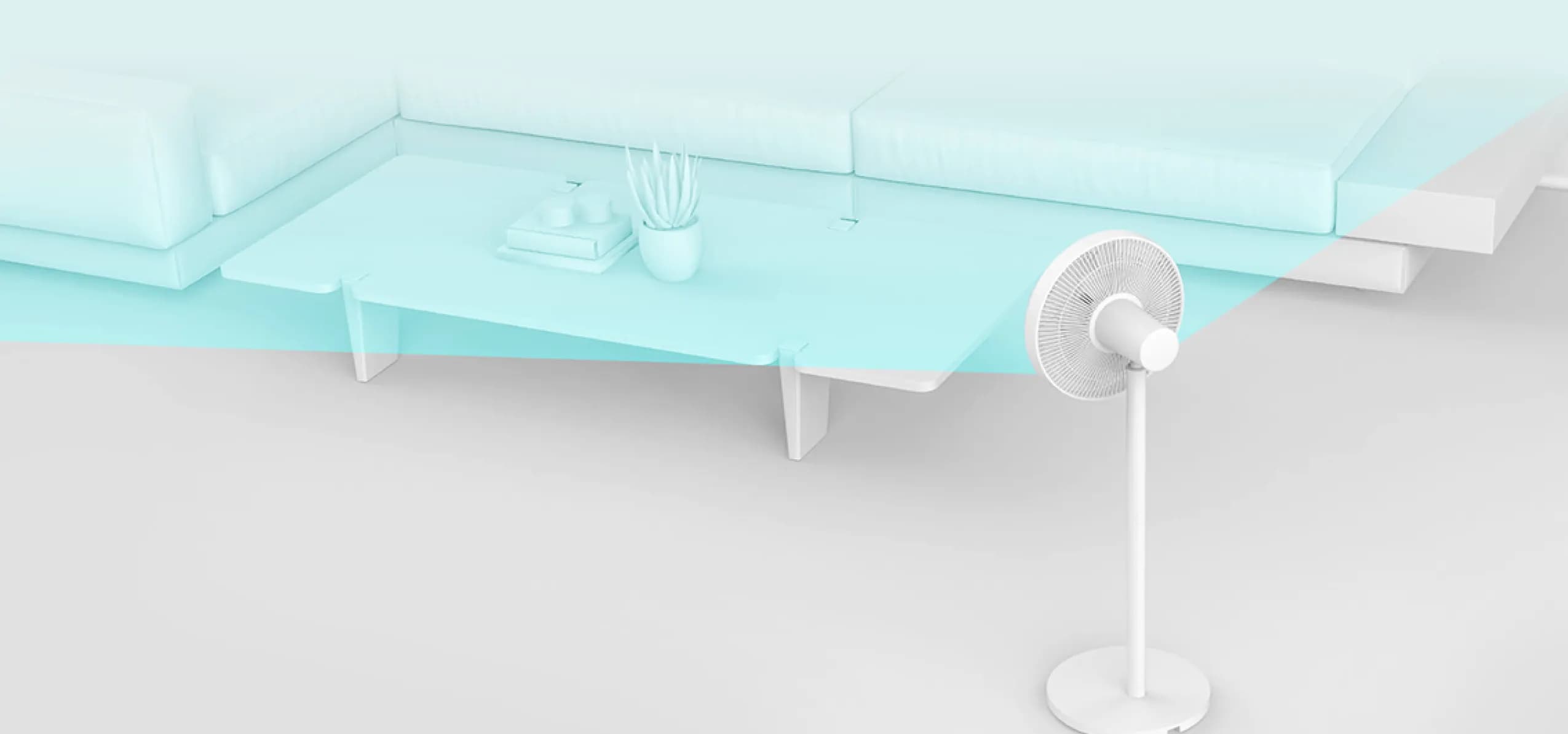 Вентилятор Mi Smart Standing Fan 2 Lite (790766) (White)