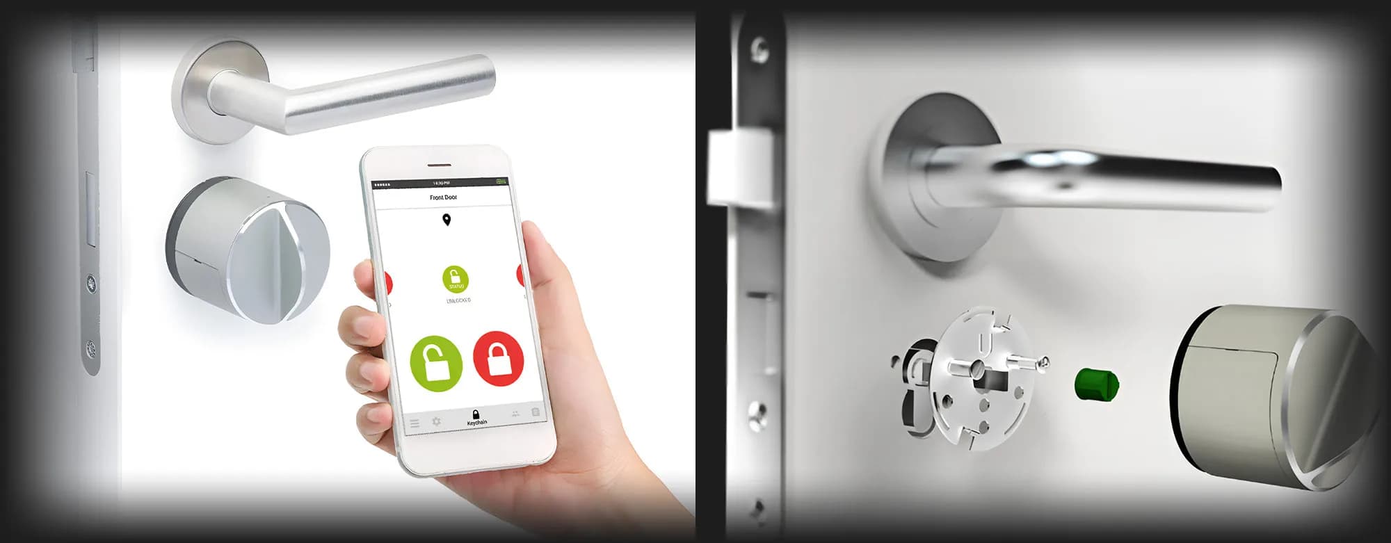 Дверной электромеханический замок Danalock V3 Bluetooth (Silver)