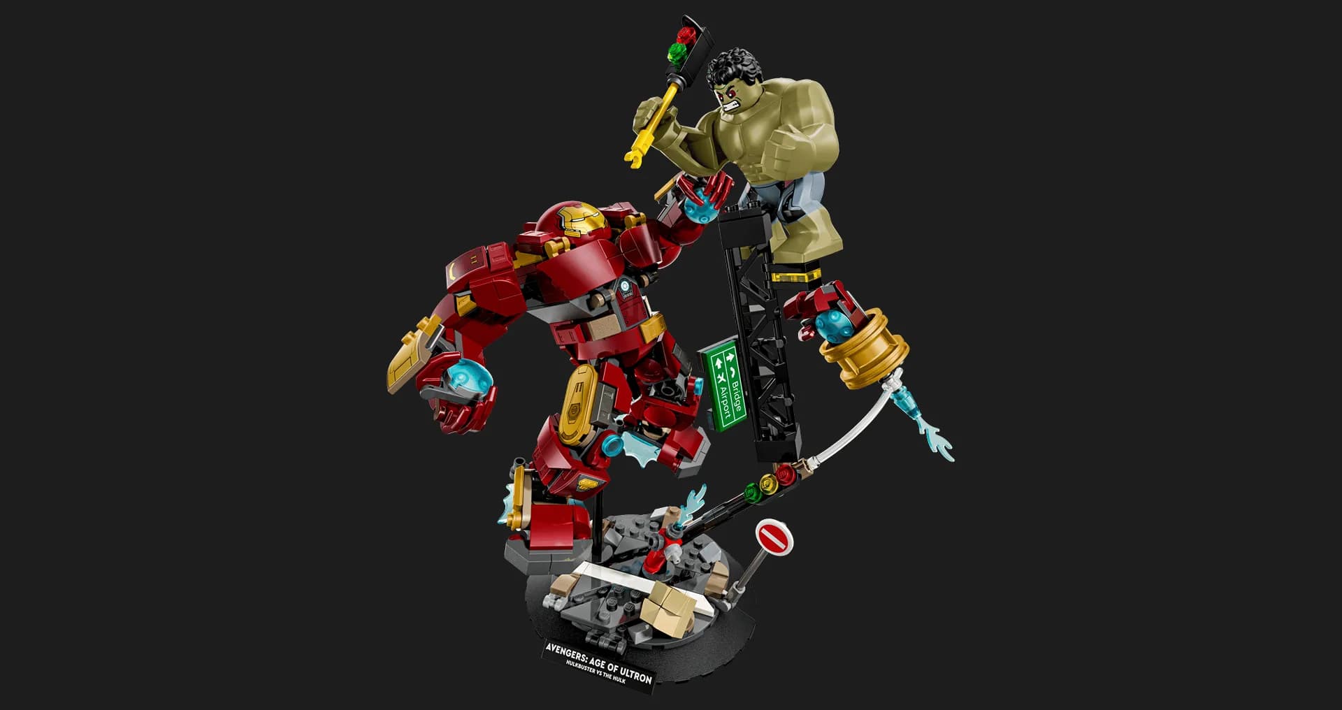 Конструктор LEGO Marvel "Легендарная битва: Халкбастер против Халка" (76343)