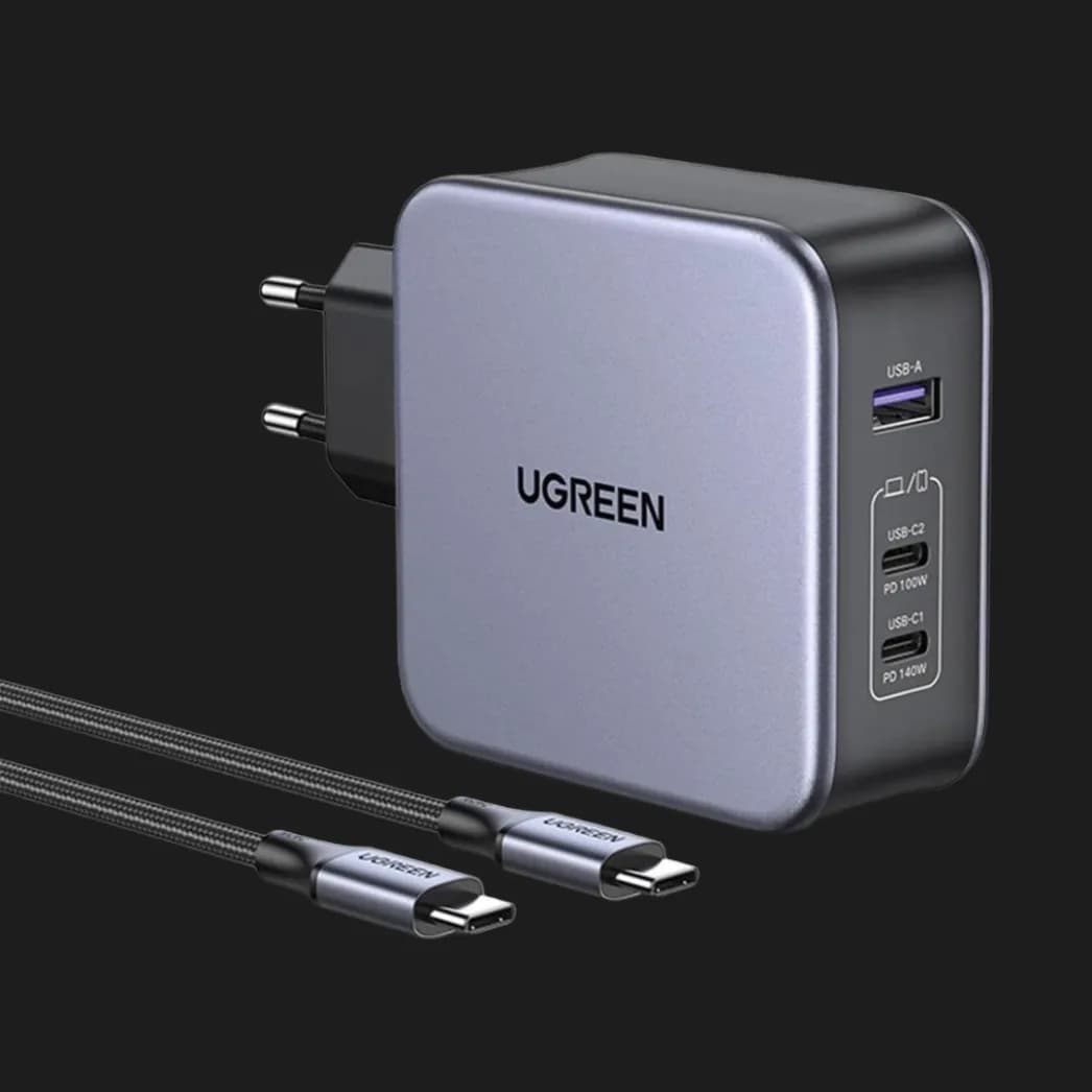 Блок питания UGREEN CD289 140W GaN Fast Charger with Cable