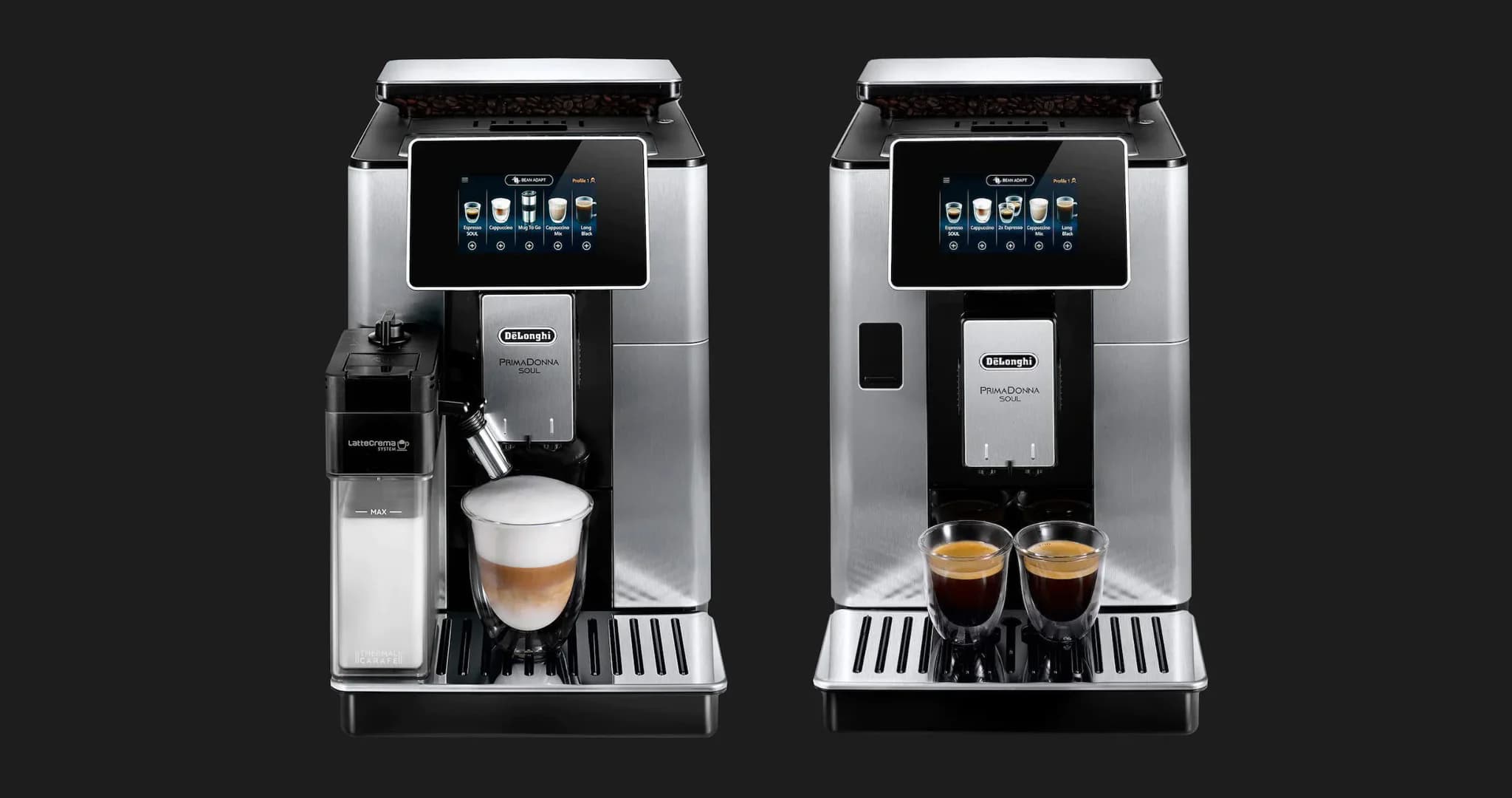 Кофемашина Delonghi PrimaDonna Soul (Black/Gray)