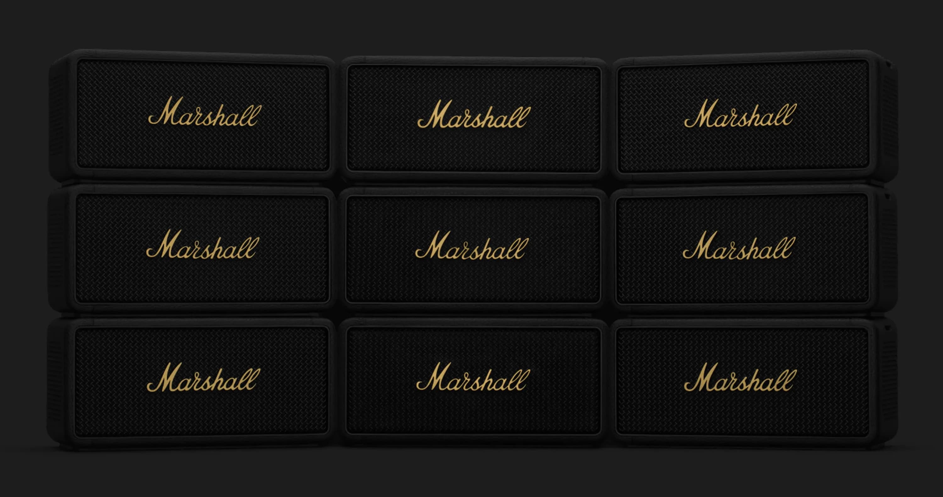 Акустика Marshall Portable Speaker Middleton (Black and Brass)