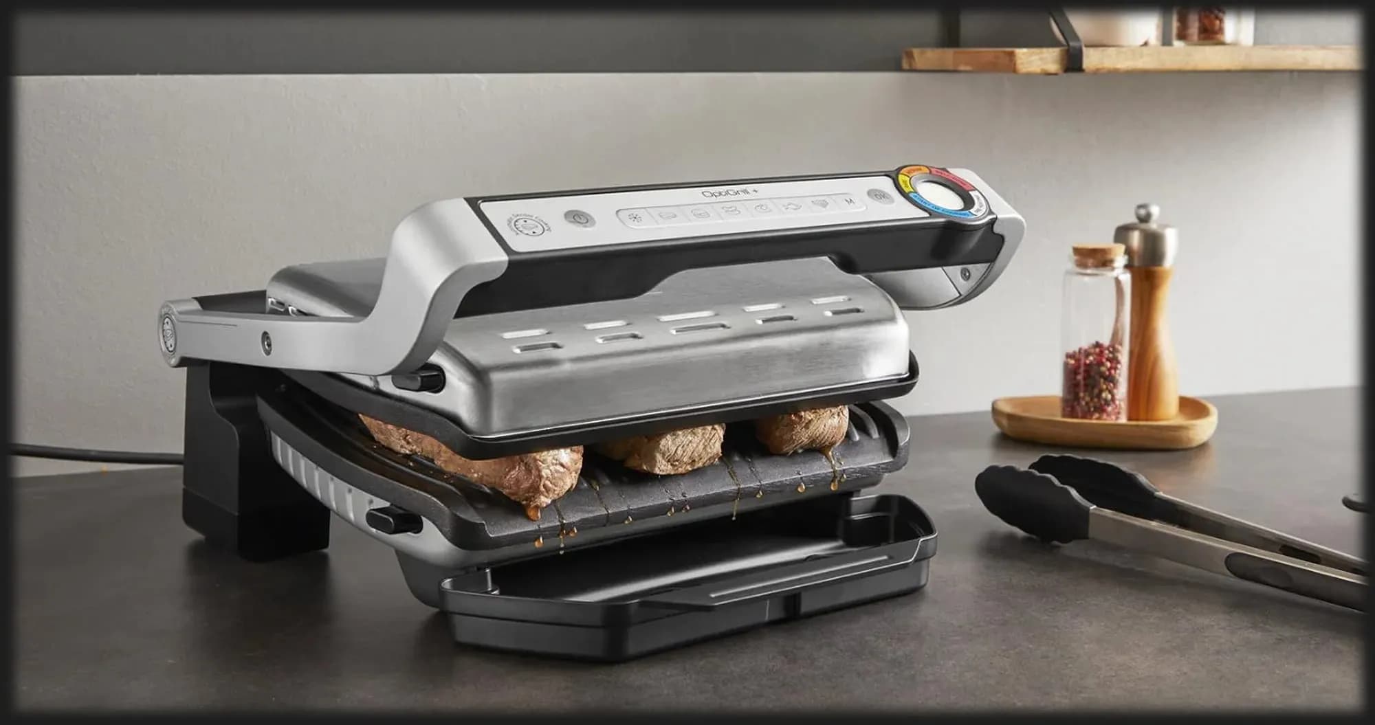 Гриль Tefal OptiGrill + GC718D10