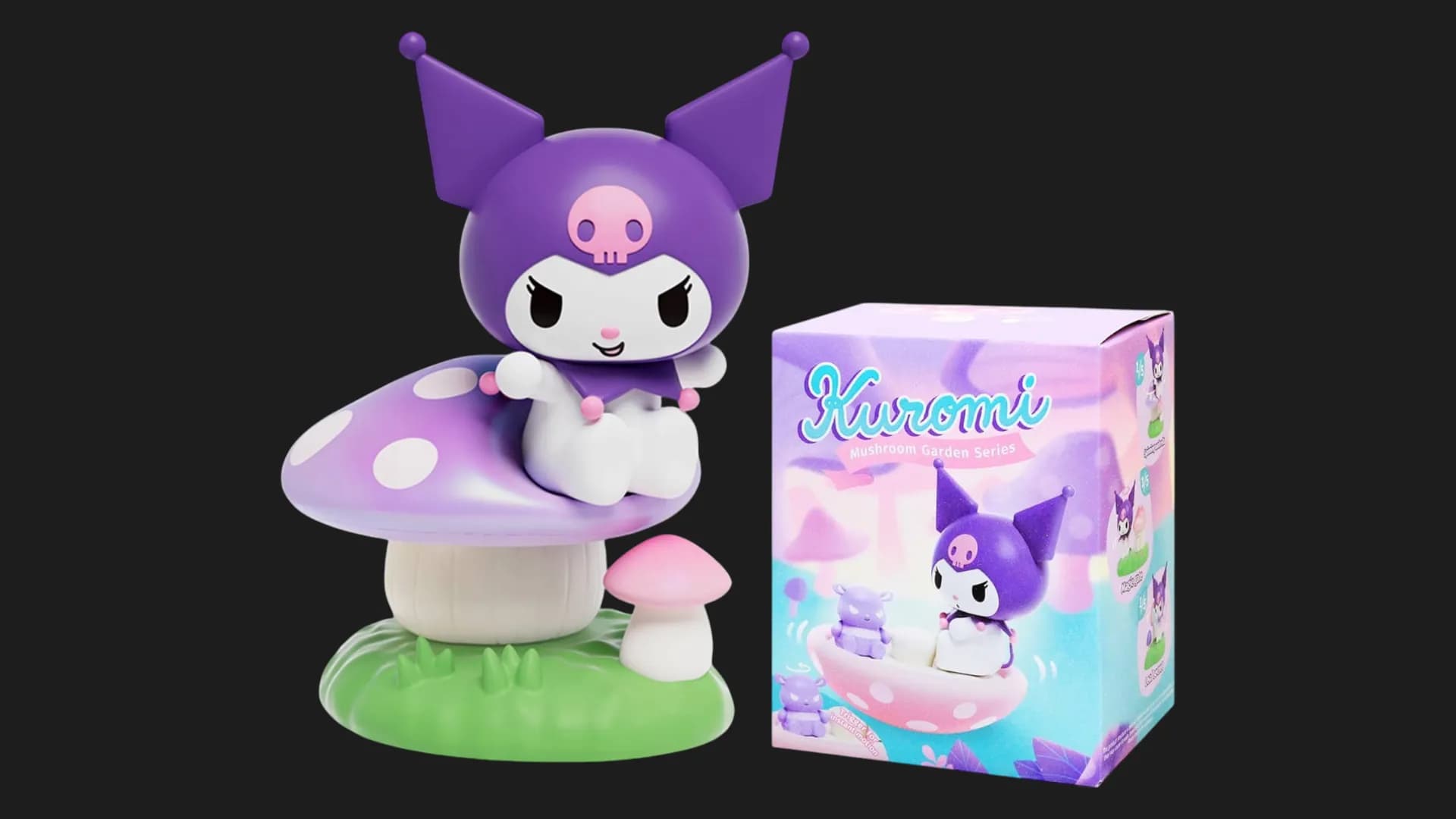 Механическая фигурка-сюрприз Pop Top Kuromi — Сад грибочков (25MDL-001)