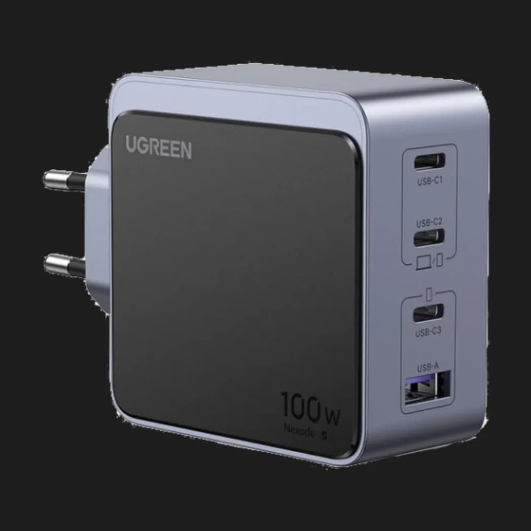Блок питания UGREEN X565 Nexode Air USB-A+3xUSB-C 100W