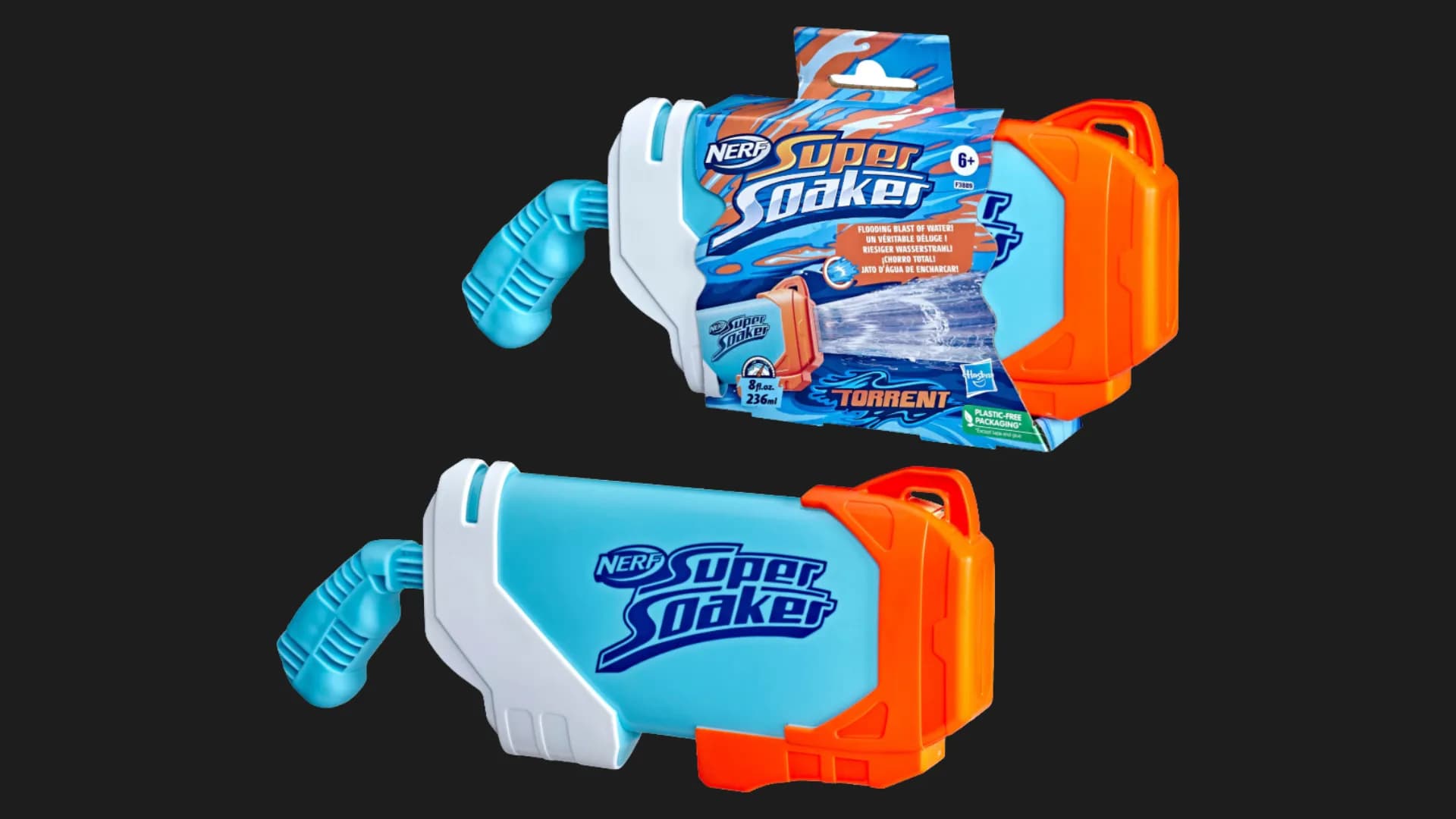 Водяной бластер Nerf Super Soaker Торрент (F3889)