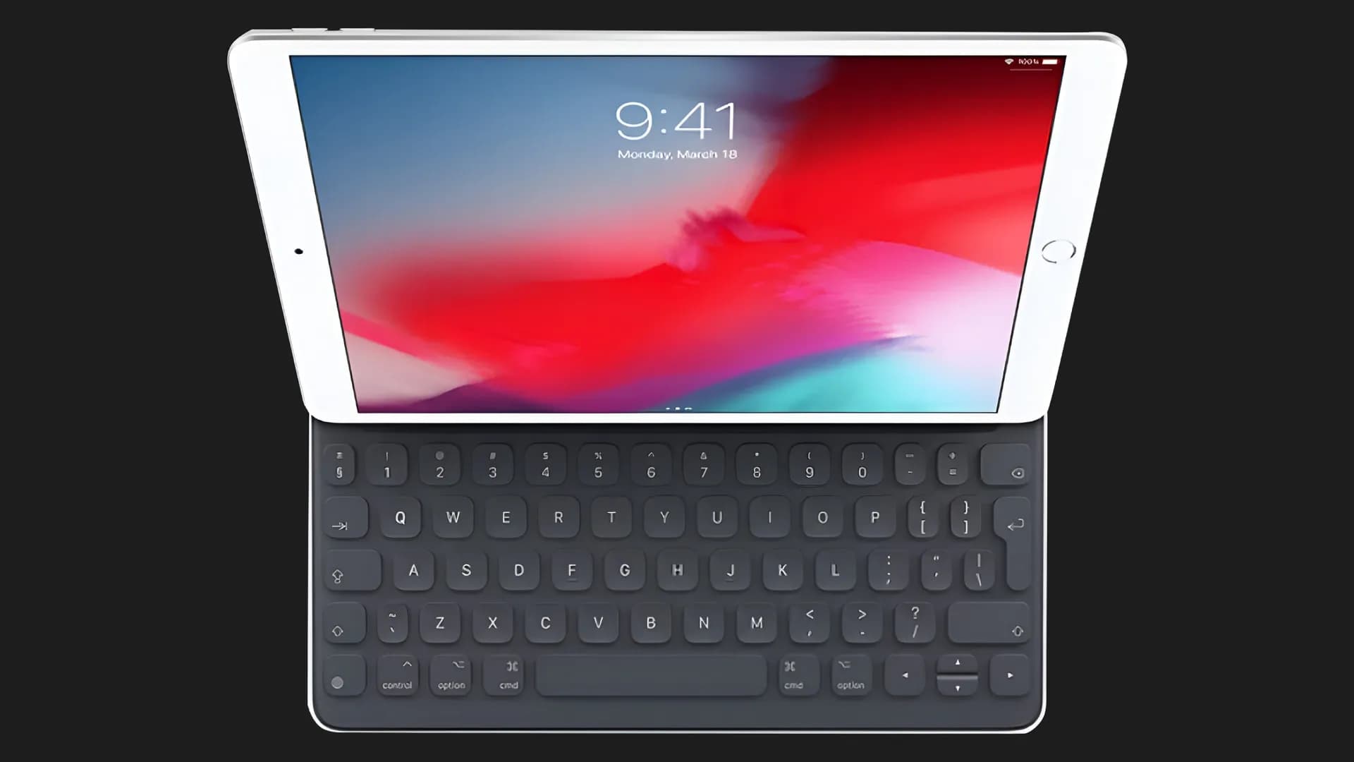 Клавиатура для iPad Smart Keyboard (Black) (MPTL2/MX3L2)